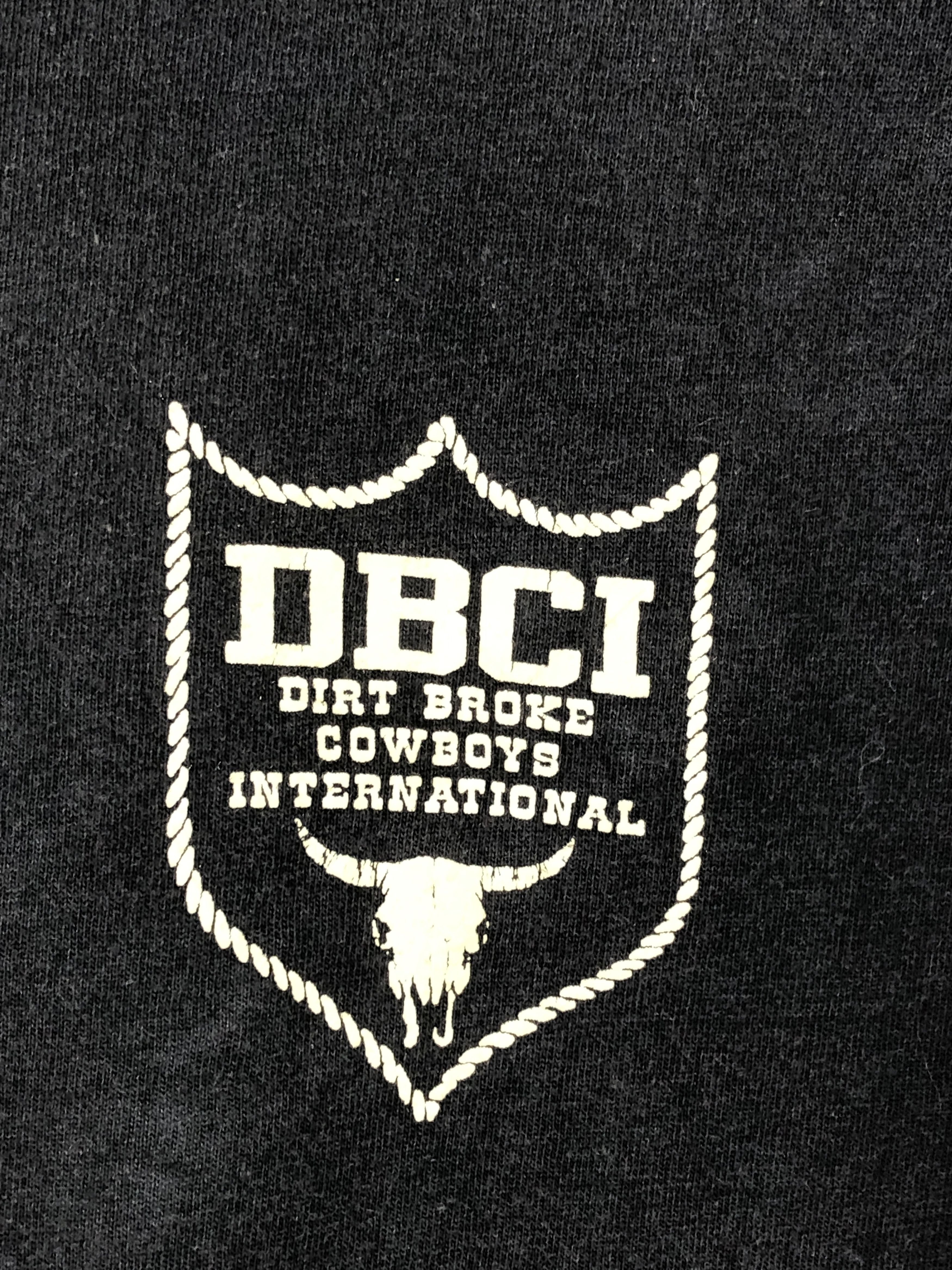 Vintage Vintage 90s Dirt Broke Cowboys International T-Shirt TA0489 Size US M / EU 48-50 / 2 - 7 Thumbnail
