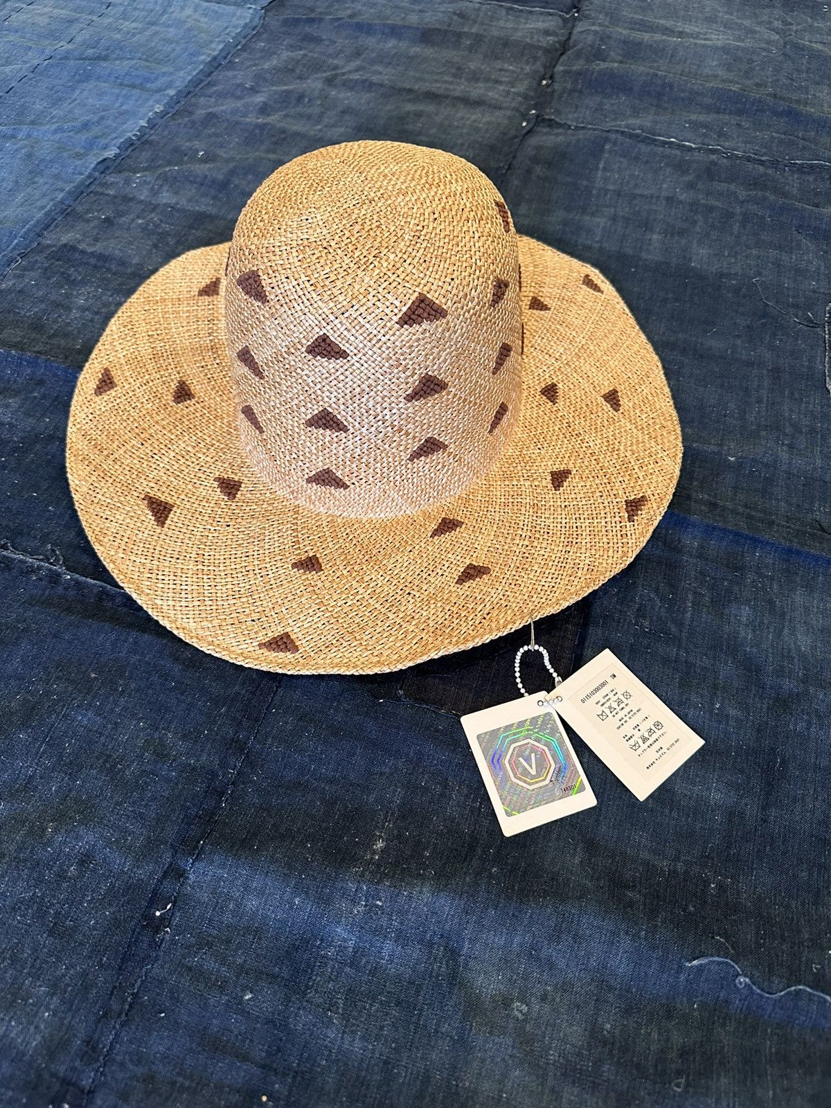 image of Visvim Straw Boater Hat N.d in Brown, Men's