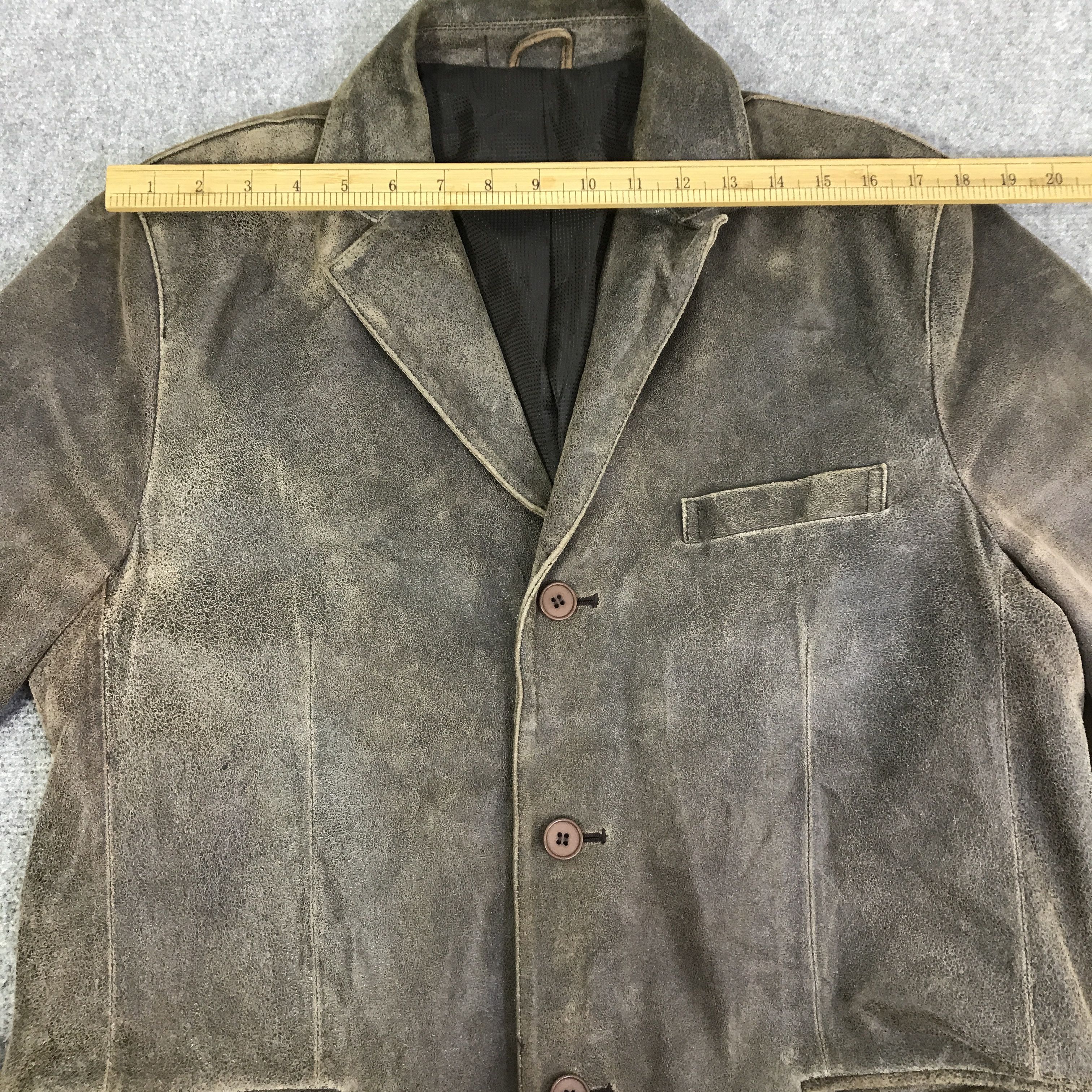 Japanese Brand DAN VALENTINO LEATHER JACKET K89B8 Size US L / EU 52-54 / 3 - 5 Thumbnail