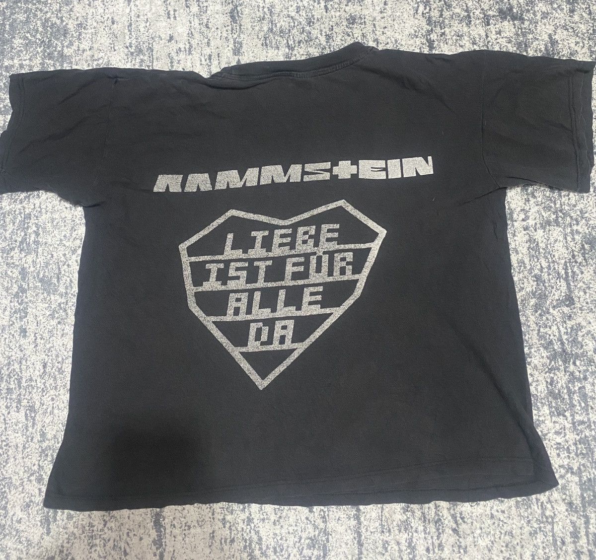 Band Tees × Vintage Vintage rammstein 00s band liebe ist fur alle da logo tee Size US L / EU 52-54 / 3 - 3 Thumbnail