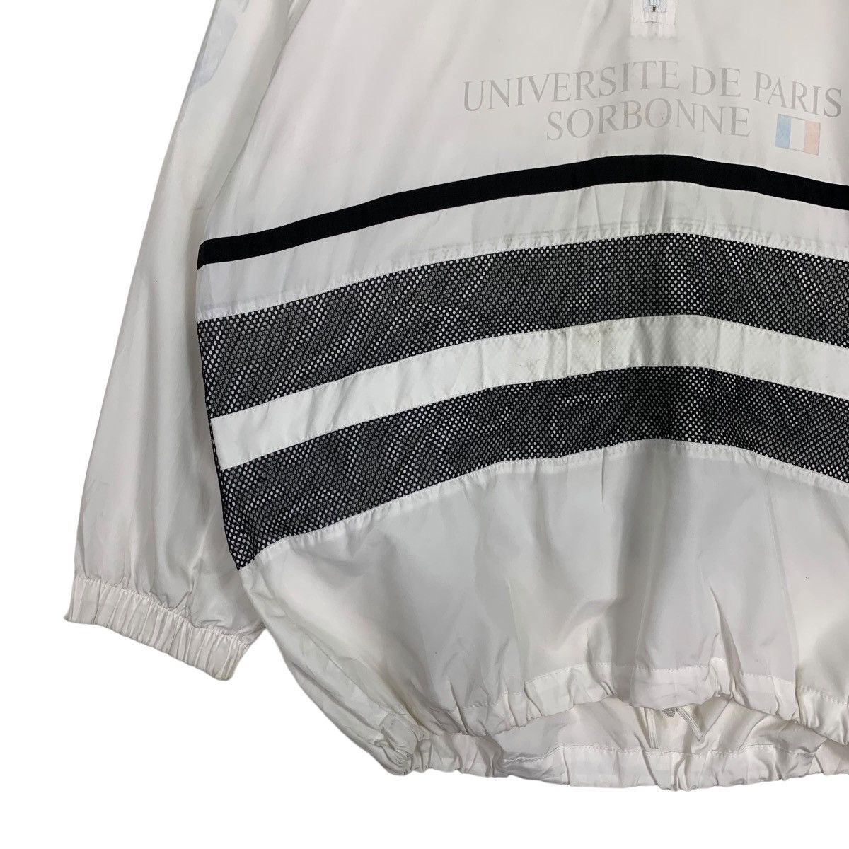Vintage UNIVERSITE DE PARIS SORBONNE Big Logo Anorak #0379-C17 Size US L / EU 52-54 / 3 - 8 Thumbnail