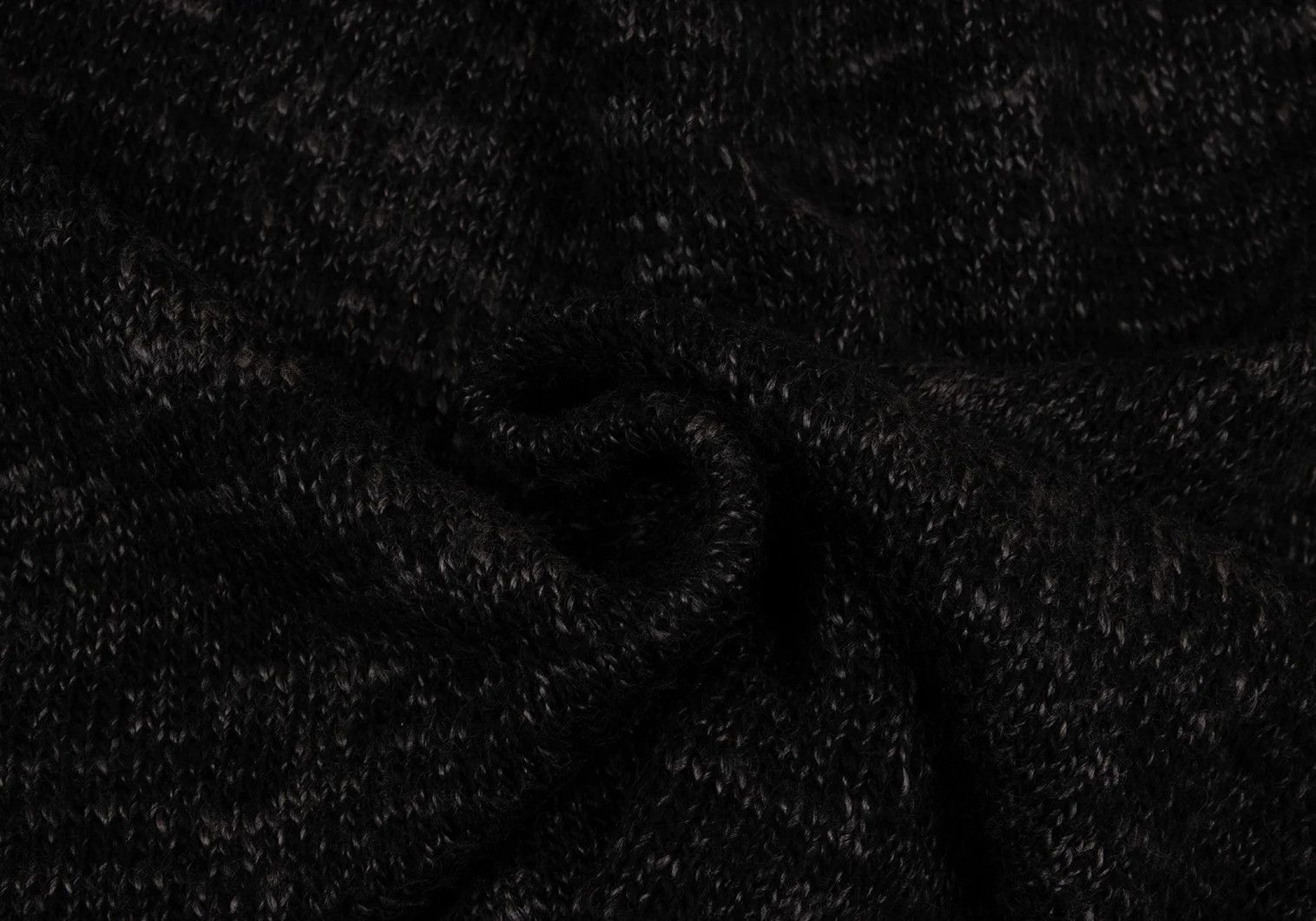 Yohji Yamamoto Yohji Yamamoto Wool Knit Jacket Charcoal Black M Size US M / EU 48-50 / 2 - 15 Thumbnail