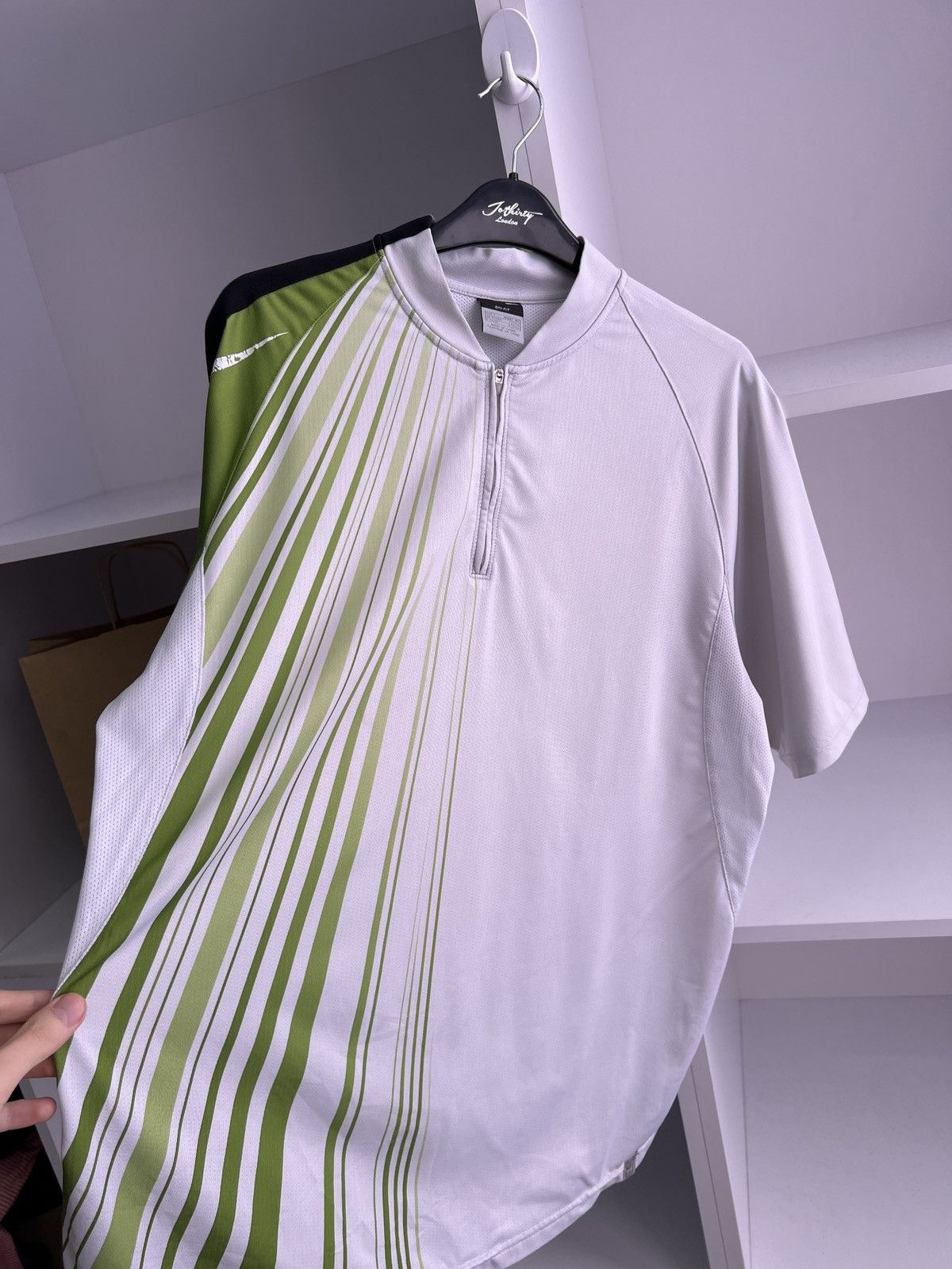 Nike × Vintage Vintage Nike Dri Fit Tennis Jersey Size US L / EU 52-54 / 3 - 9 Thumbnail