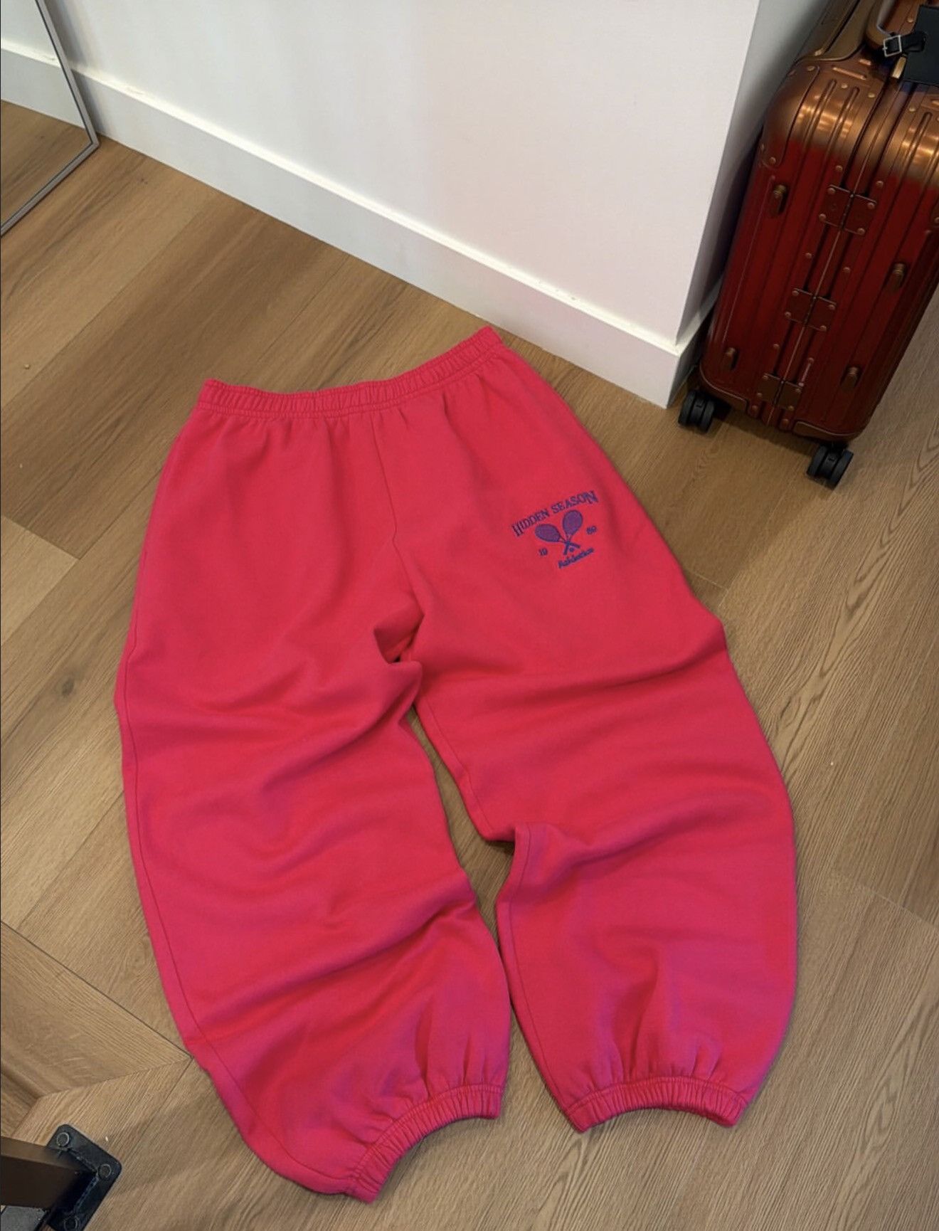Hidden Season Pink Athletic Sweatpants