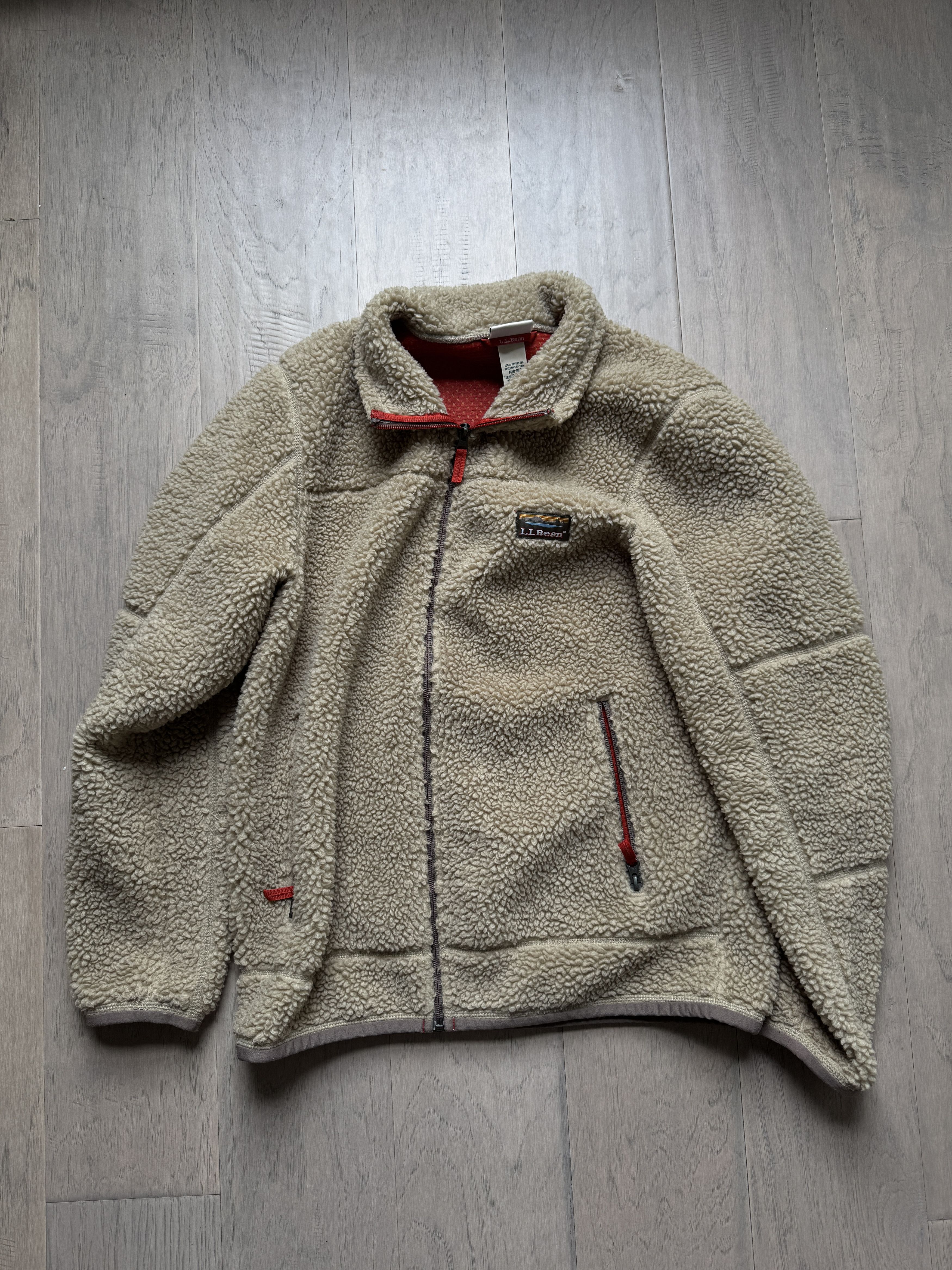 L.L. Bean Vintage L.L. Bean Oatmeal Fleece w/ Mesh Liner M Size US M / EU 48-50 / 2 - 1 Thumbnail
