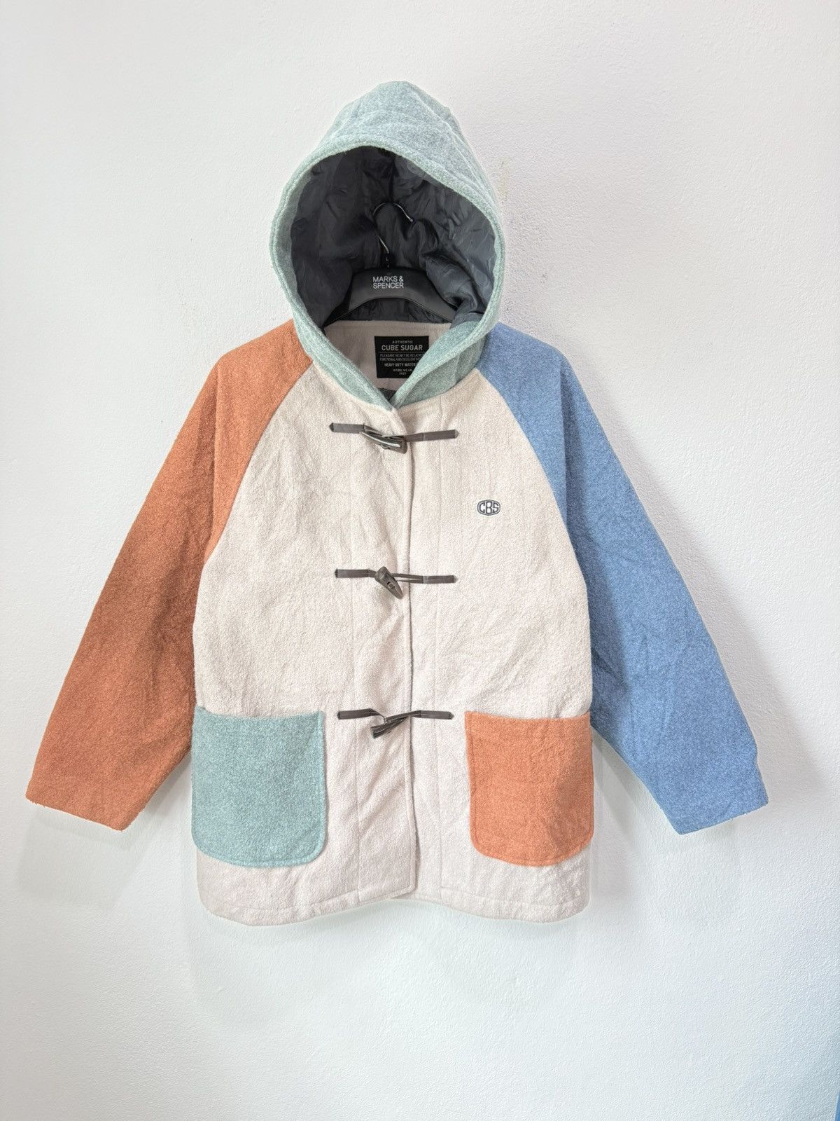 Blue Blue Japan JAPAN BRAND CUBE SUGAR MULTI COLOR JACKET WITH HOODIES Size US M / EU 48-50 / 2 - 1 Thumbnail