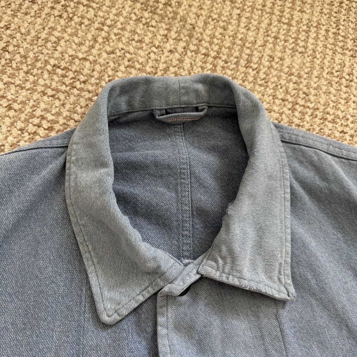 Le Laboureur French vintage sun faded repaired works jacket Size US L / EU 52-54 / 3 - 2 Thumbnail