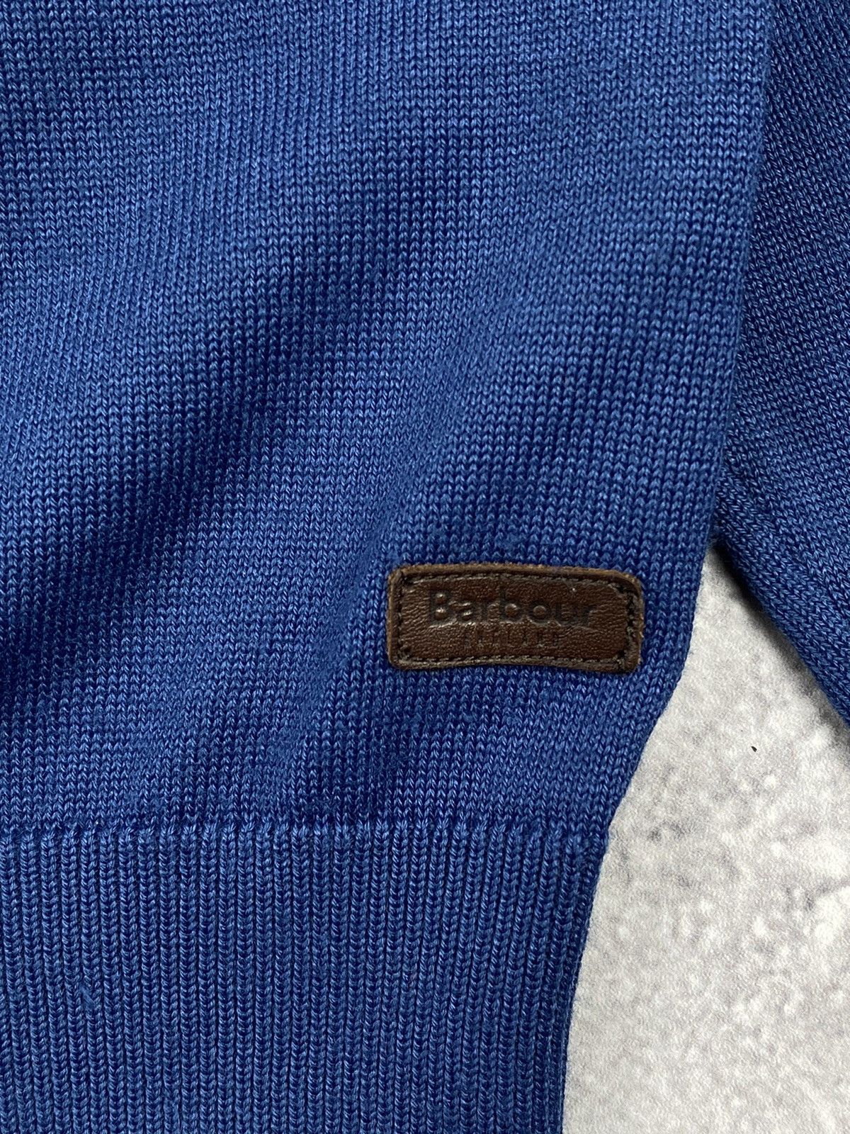 Barbour × Vintage Vintage Barbour Luxury Half Zip Wool Sweater Jumper Size US XL / EU 56 / 4 - 6 Thumbnail