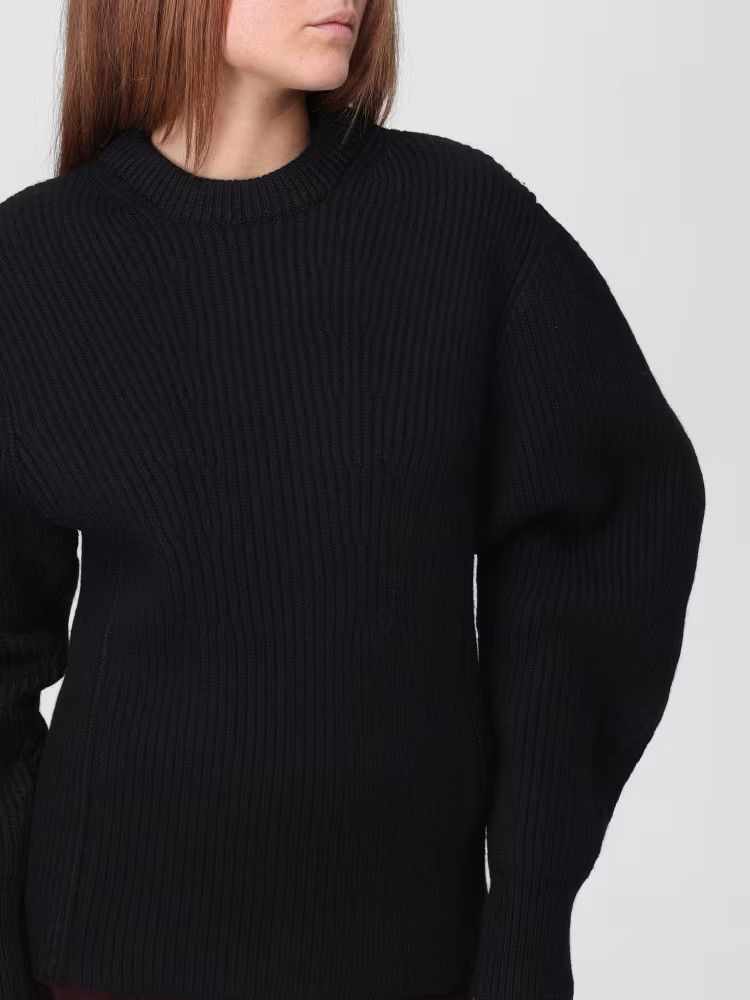 Jil Sander o1mt1gz0426 Sweater in Black Size XL / US 12-14 / IT 48-50 - 5 Thumbnail