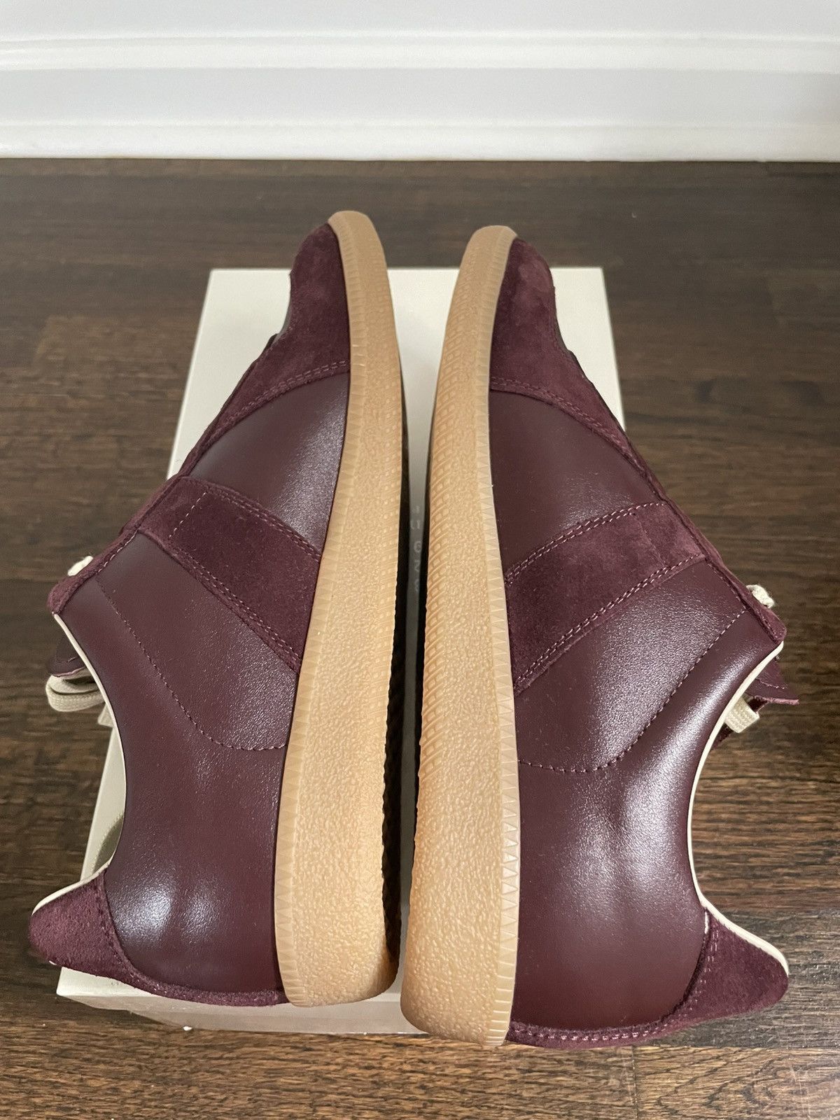 Maison Margiela Maison Margiela Replica Low Top ‘Deep Red’ — Size 42EU / 9US Size US 9 / EU 42 - 6 Thumbnail
