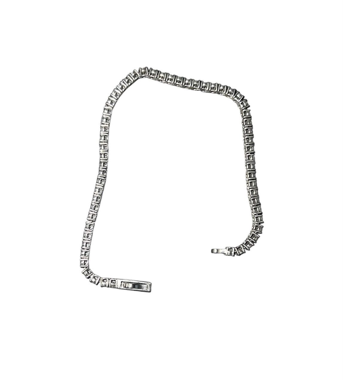 Other Moissanite and silver Bracelet Size ONE SIZE - 2 Thumbnail