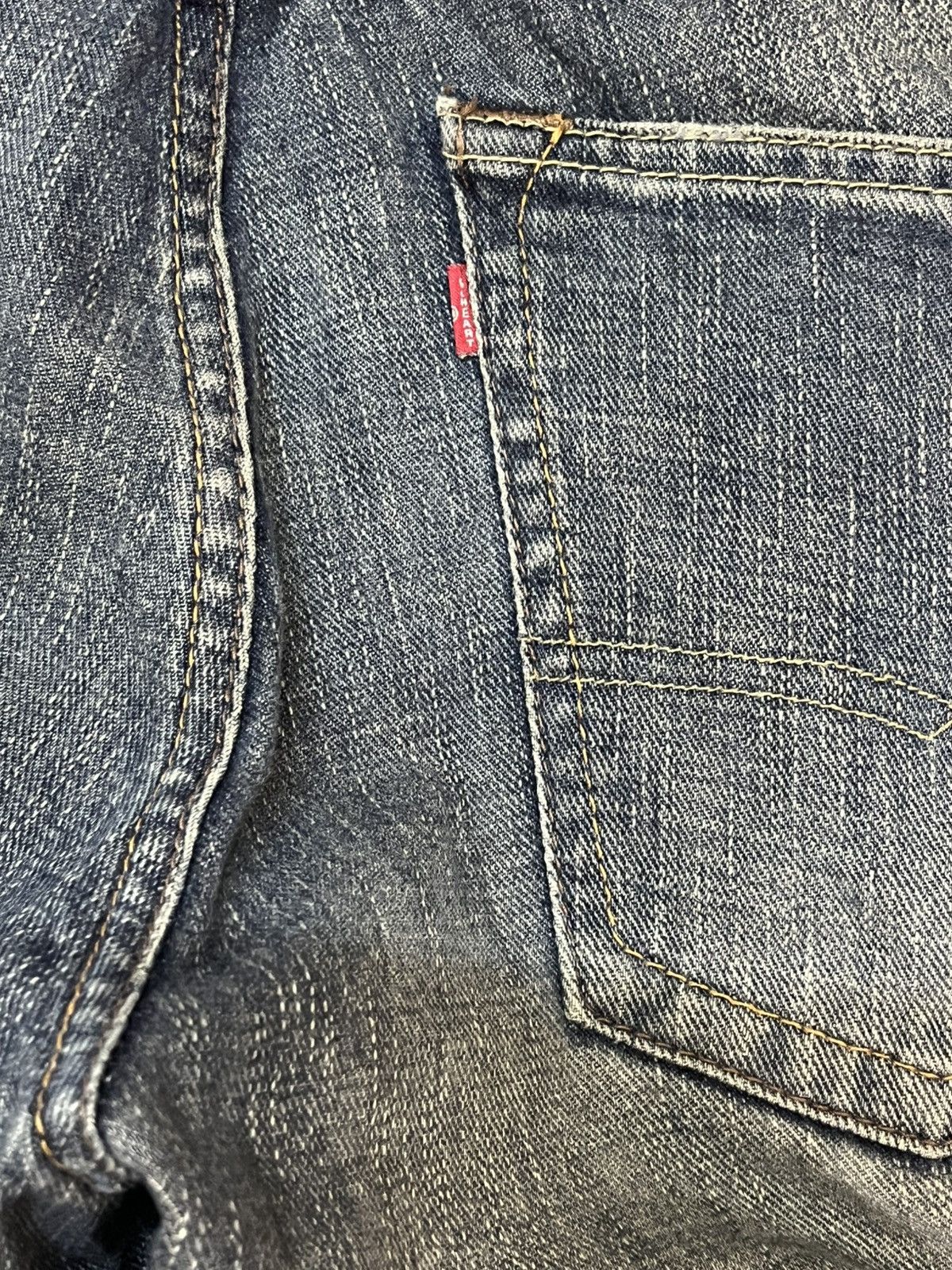 Japanese Brand Vintage GLheart Flare Grunge Distressed Denim Size US 35 - 8 Thumbnail