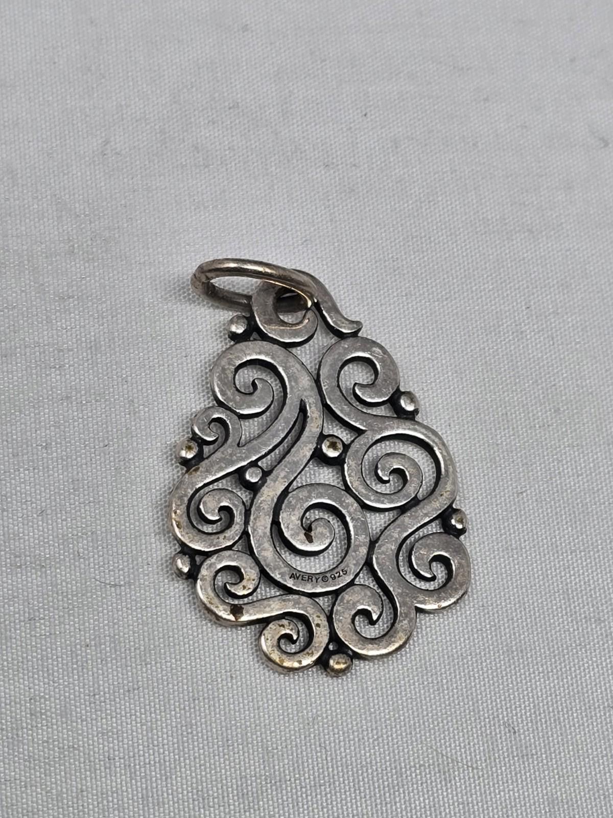 Other James Avery Sorrento Scrollwork Pendant Large Sterling Size ONE SIZE - 1 Thumbnail