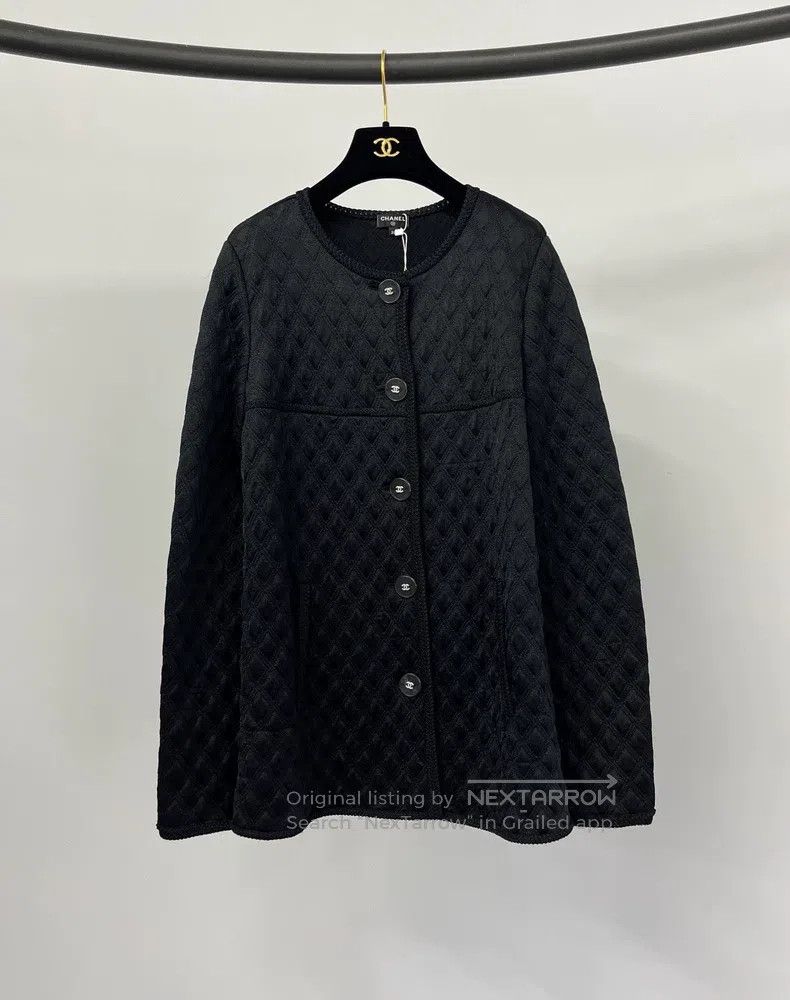 Chanel Chanel Metropolitan series black diamond plaid jacket Size XS / US 0-2 / IT 36-38 - 1 Thumbnail