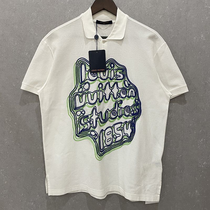 Louis Vuitton Louis Vuitton Logo Print Polo Size S Size US S / EU 44-46 / 1 - 1 Thumbnail
