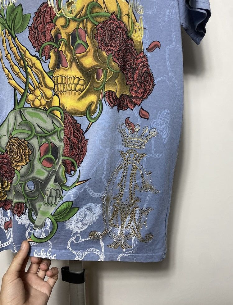 Christian Audigier Vintage Christian Audigier Y2k all over print t-shirt tee Size US XL / EU 56 / 4 - 4 Thumbnail