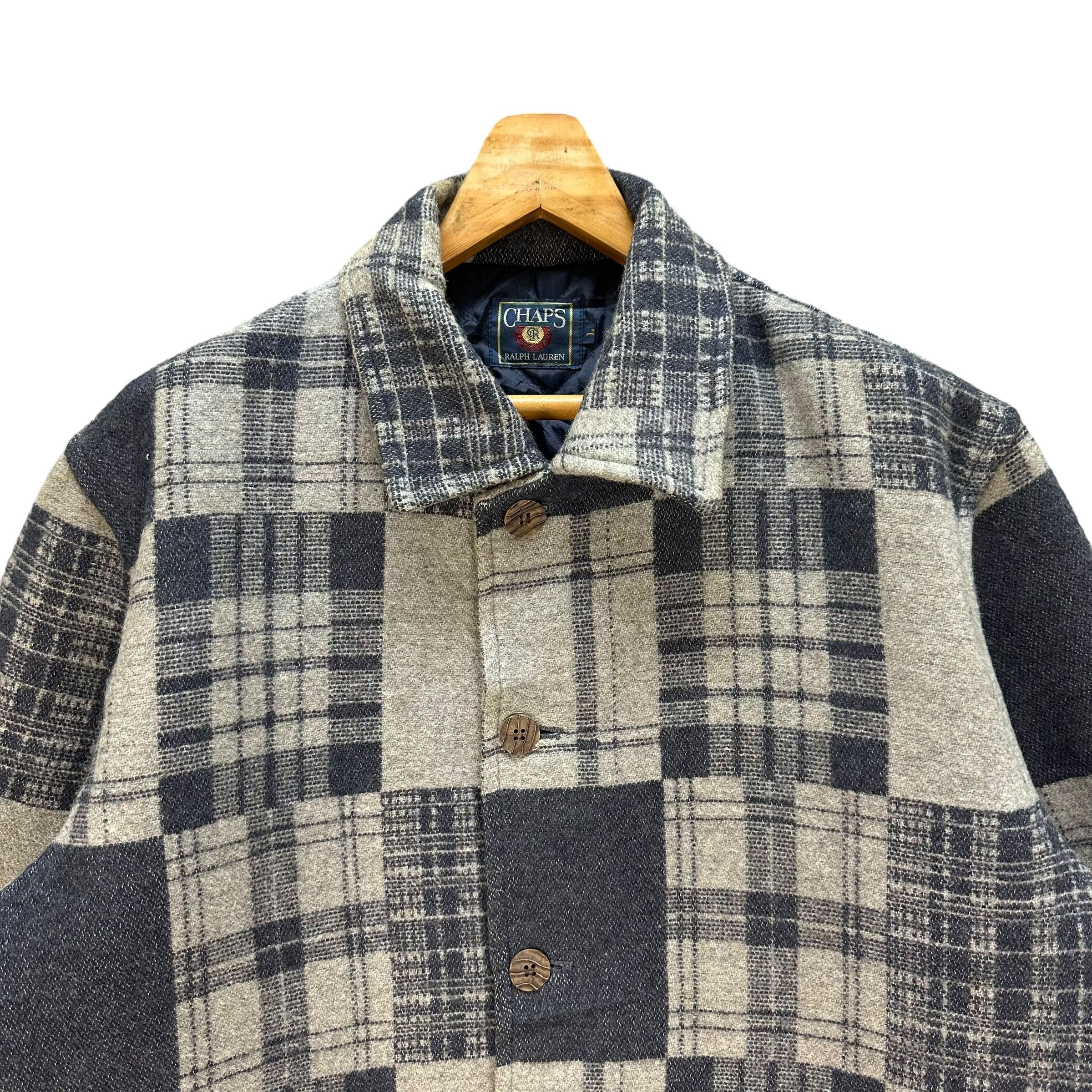 Chaps Ralph Lauren 80's CHAPS RALPH LAUREN Checked Wool Jacket #A57-1303 Size US L / EU 52-54 / 3 - 2 Thumbnail