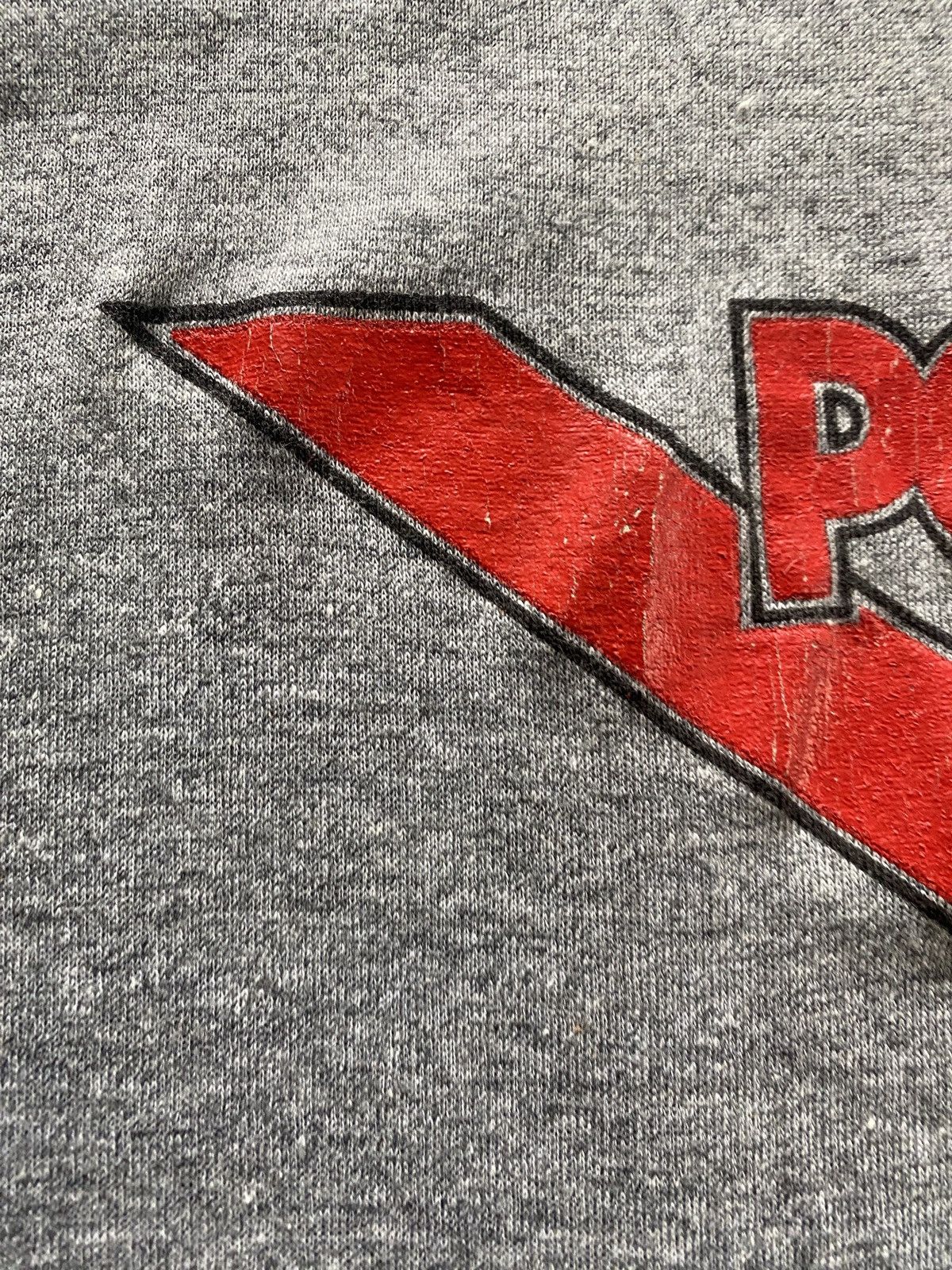 PONY Vintage 80’s Pony Grey Single Stitch Tee Size US XXS / EU 40 - 2 Thumbnail