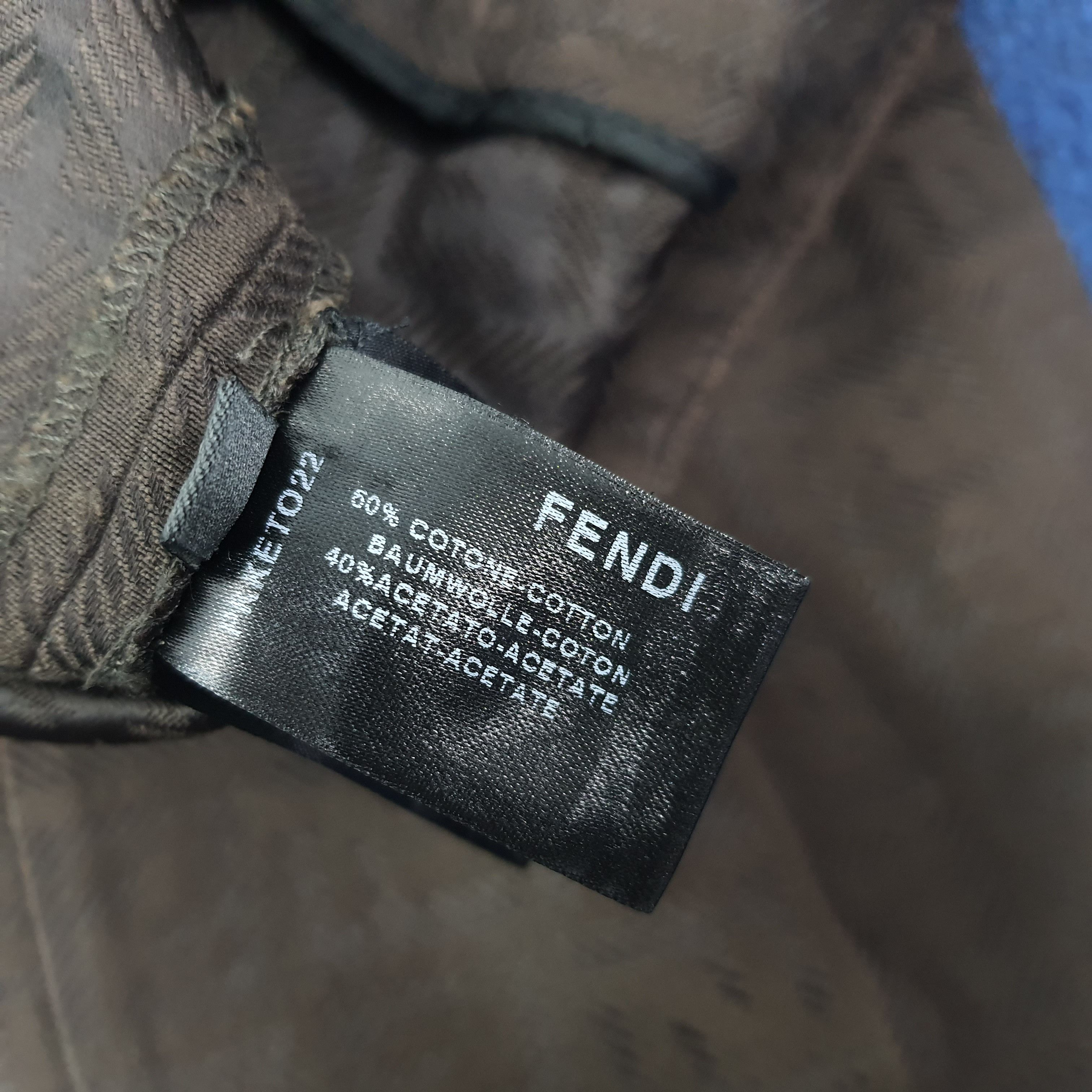 Fendi Vintage Fendi Monogram Luxury Pants C258N27 Size 28" / US 6 / IT 42 - 8 Thumbnail