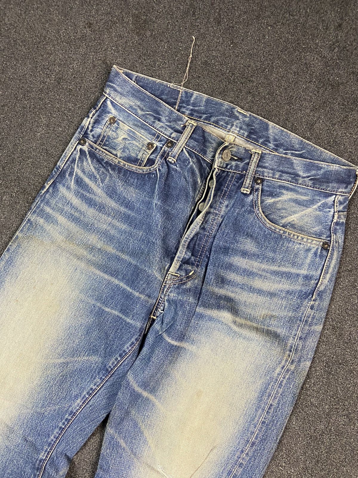 OMNIGOD × Vintage Vintage Omnigod Thunder Comb Orange Selvedge Denim Size US 30 / EU 46 - 3 Thumbnail