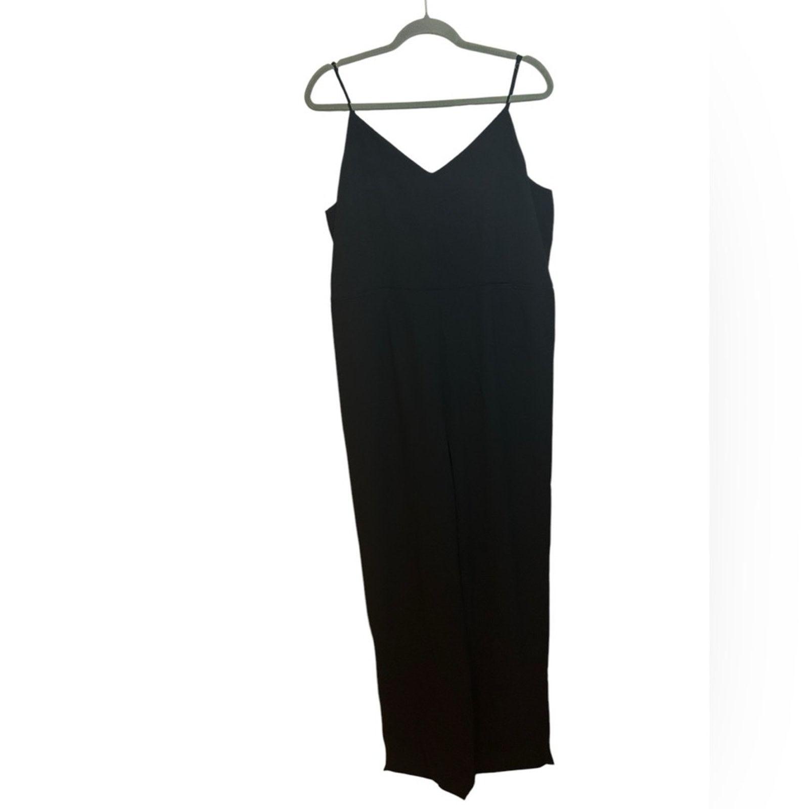 Anthropologie NWT Anthropologie The Essential Slim Black Jumpsuit Size 36" / US 14 / IT 50 - 1 Thumbnail