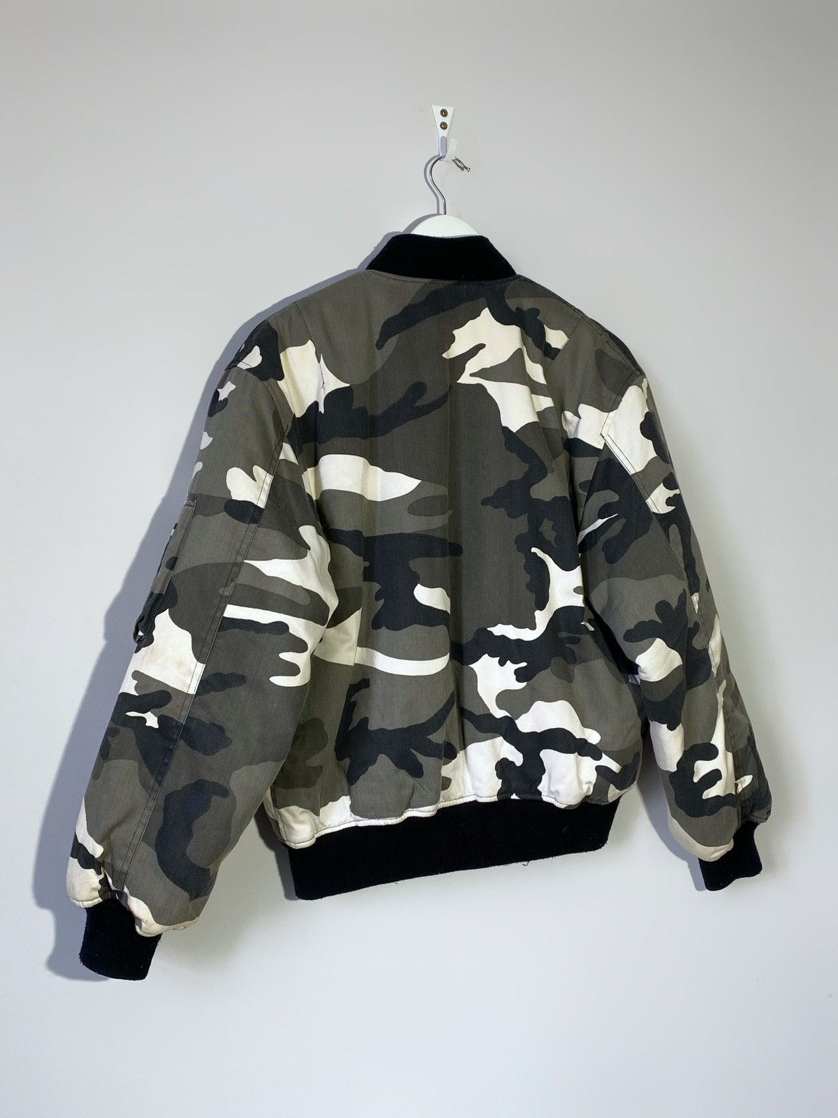 Other Vintage Army USA MA-1 Intermediate Camouflage Bomber Jacket Size US XS / EU 42 / 0 - 2 Thumbnail