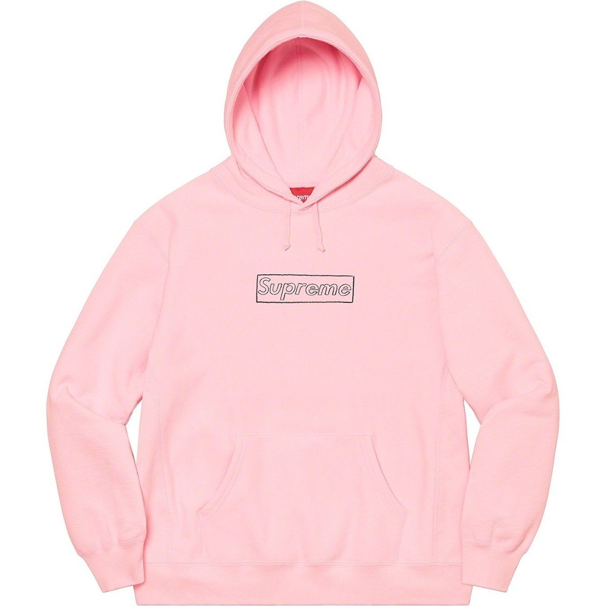 Kaws × Supreme Supreme Kaws Box Logo Hoodie (Chalk Logo Hoodie) Size US XXL / EU 58 / 5 - 1 Thumbnail