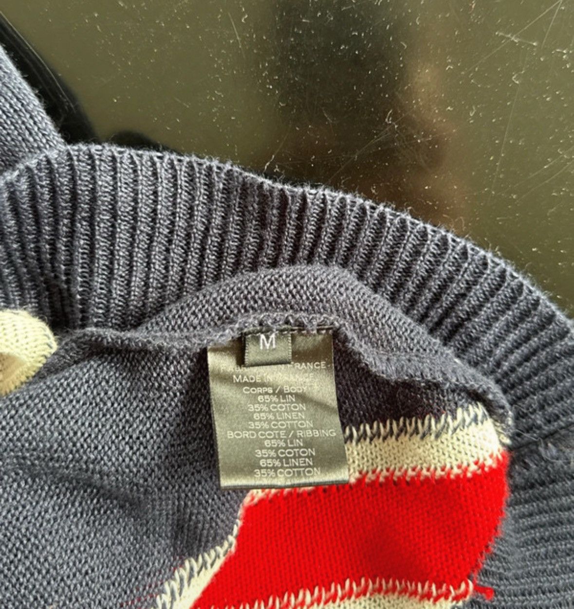 Balmain × Pierre Balmain Balmain SS16 Runway Distressed Union Jack Knit Sweater Size US M / EU 48-50 / 2 - 7 Thumbnail