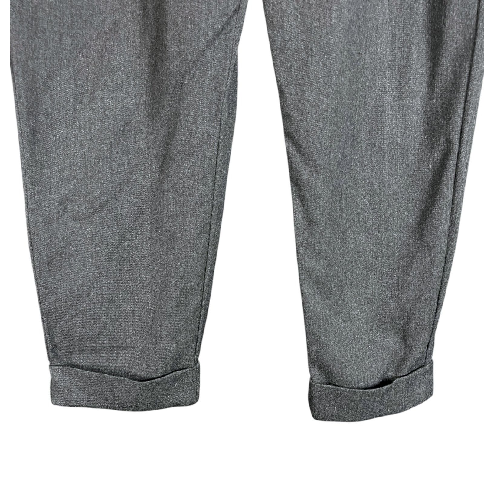 Zara Zara Womens 4 Dark Gray Pleated Gathered Utility Cargo Pants Size 27" / US 4 / IT 40 - 7 Thumbnail