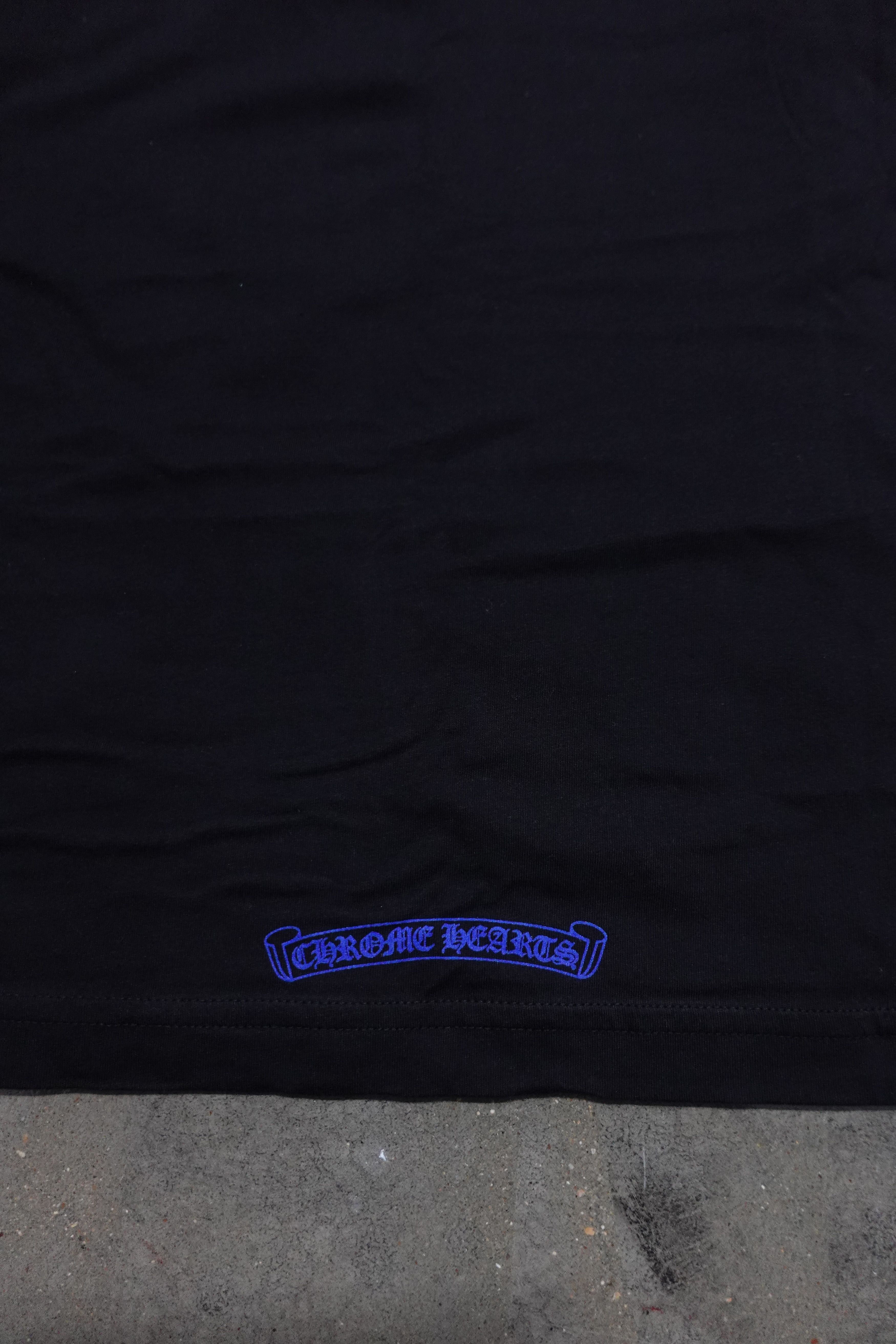Chrome Hearts CHROME HEARTS 1988 LONG SLEEVE T SHIRT BLACK BLUE Size US XL / EU 56 / 4 - 5 Thumbnail