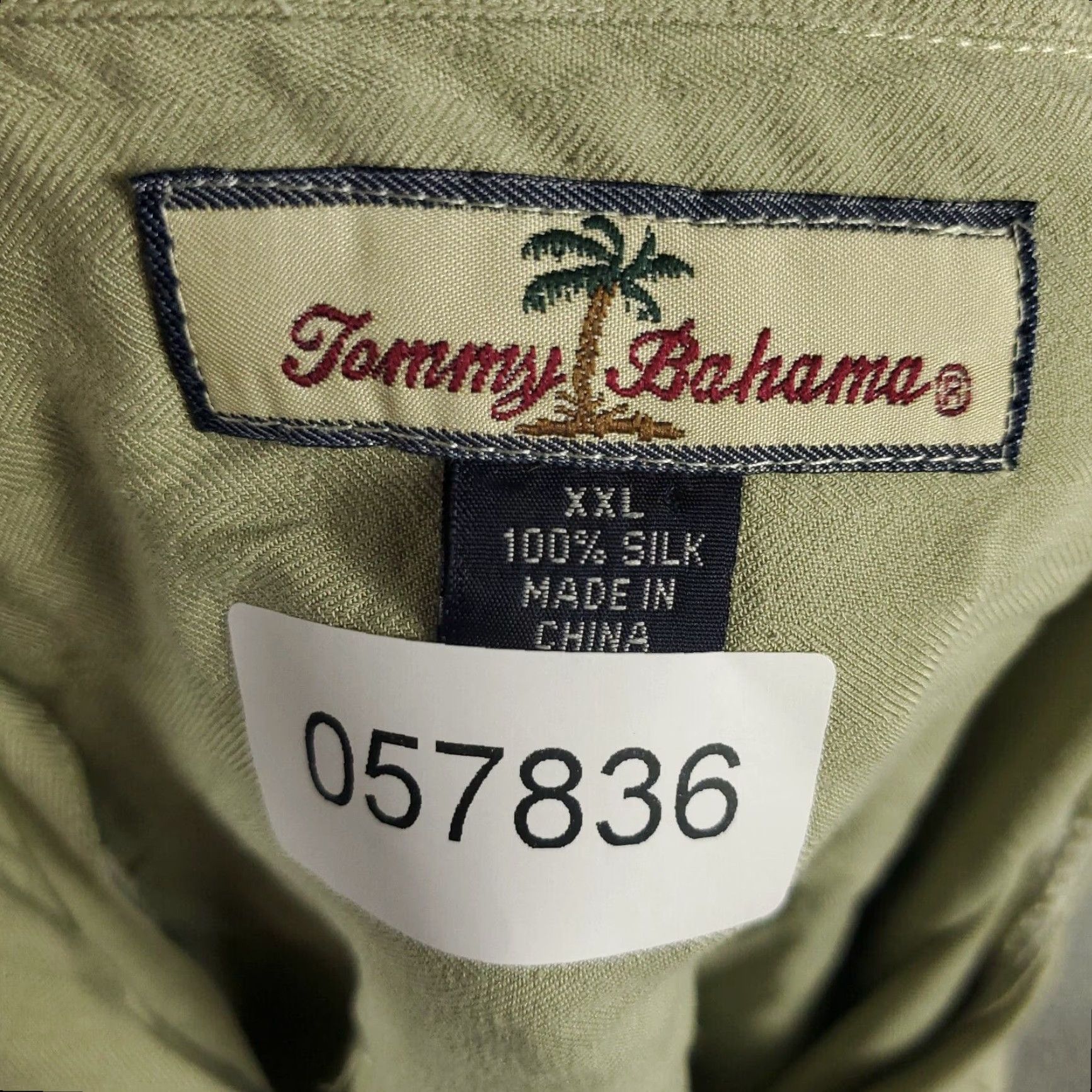 Tommy Bahama Tommy Bahama Shirt Mens 2XL Beige Silk Hawaiian Button Up Short Sleeve Aloha Classic Size US XXL / EU 58 / 5 - 7 Thumbnail