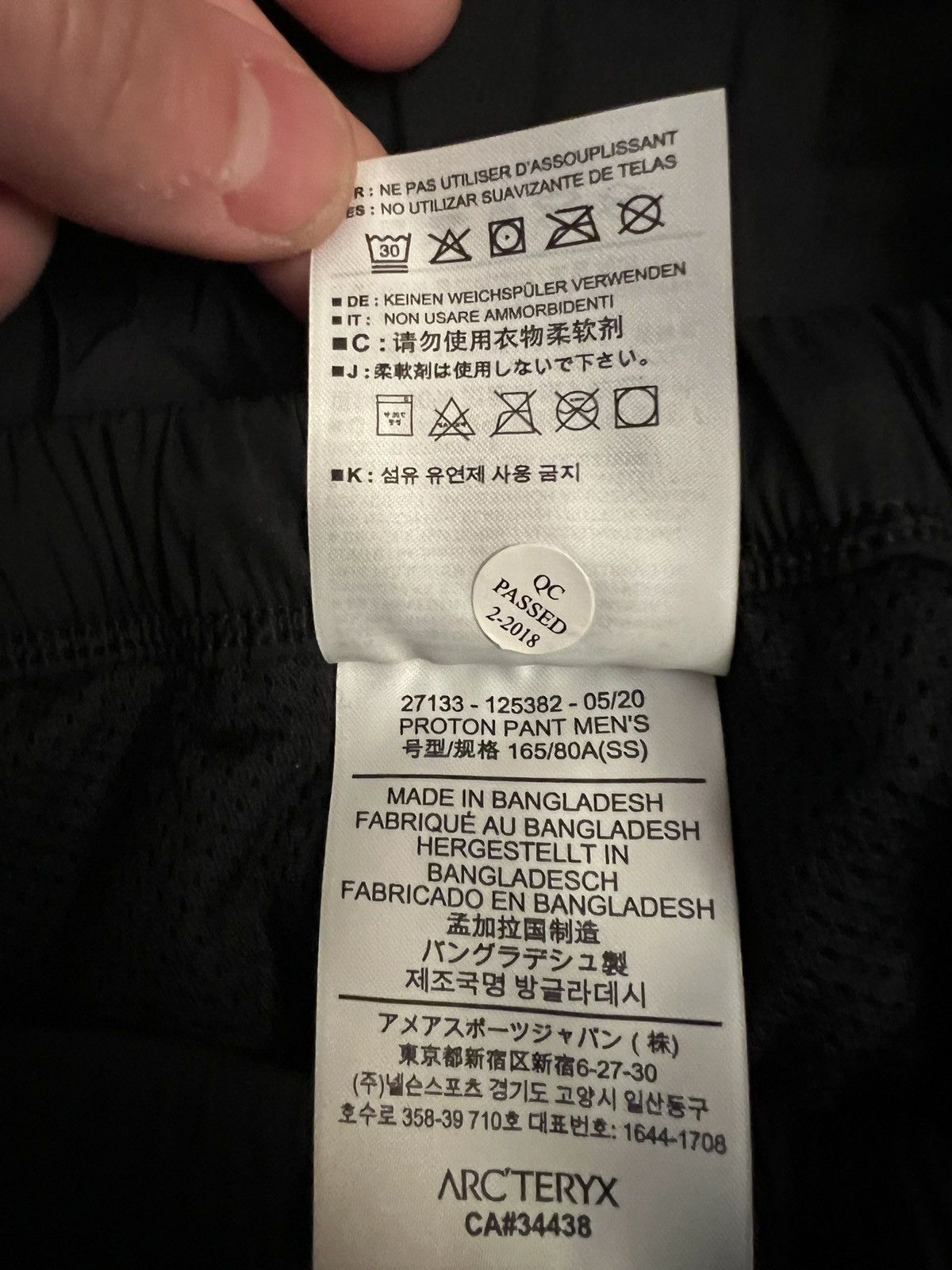 Arc'teryx Arc’teryx proton pants, black, small+short Size US 32 / EU 48 - 6 Thumbnail