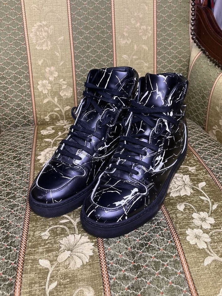 Balenciaga Vintage Balenciaga Arena High Top Leather Sneakers EUR 36 Size US 6 / IT 36 - 2 Thumbnail