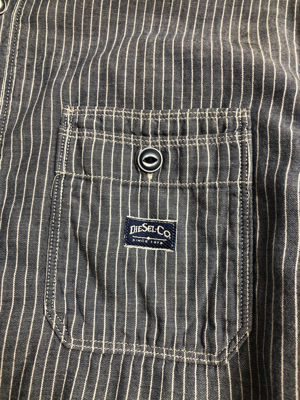Diesel × Japanese Brand Y2K Vintage Diesel Button Up Shirt Avant Garde Streetwear Size US XL / EU 56 / 4 - 9 Thumbnail