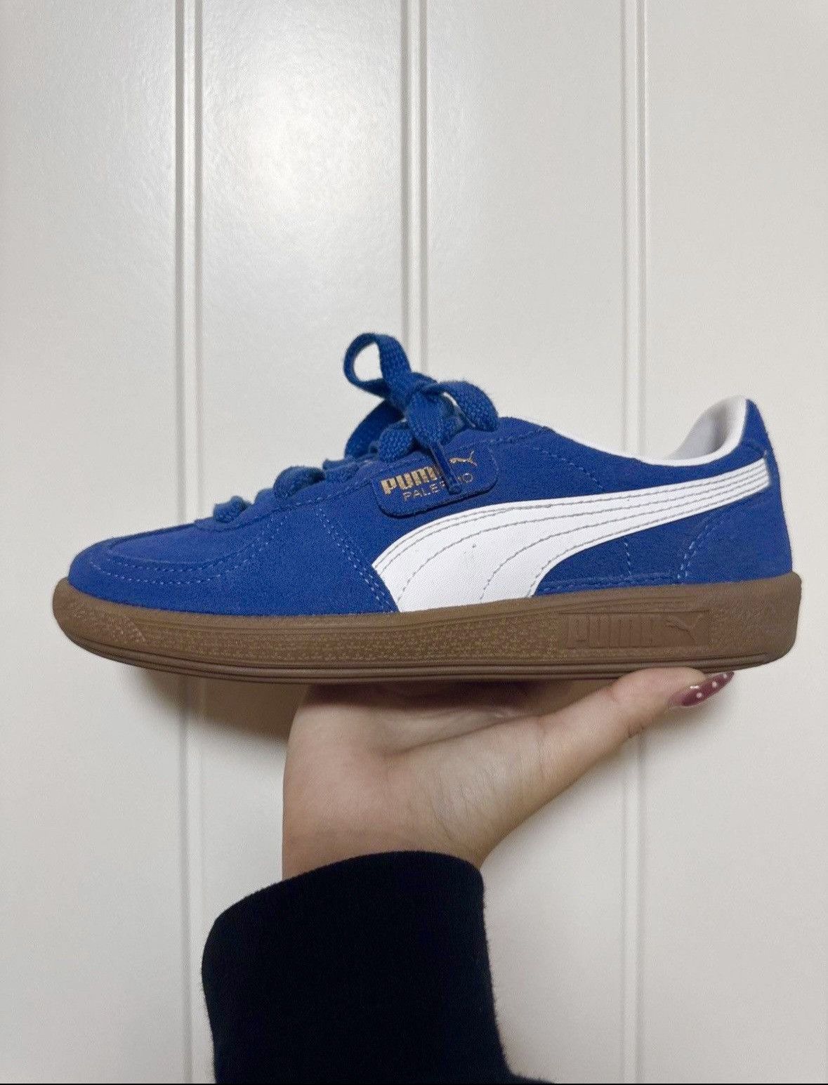 Puma Puma Palermo in White/Cobalt Glaze Size US 5.5 / IT 35.5 - 1 Thumbnail