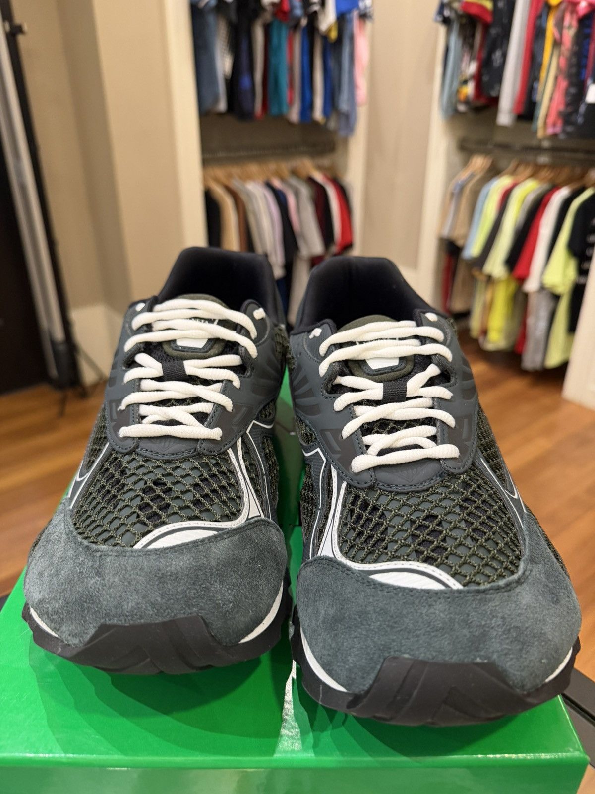Bottega Veneta Bottega Veneta Orbit Sneaker - Dark Green Suede Size US 13 / EU 46 - 5 Thumbnail