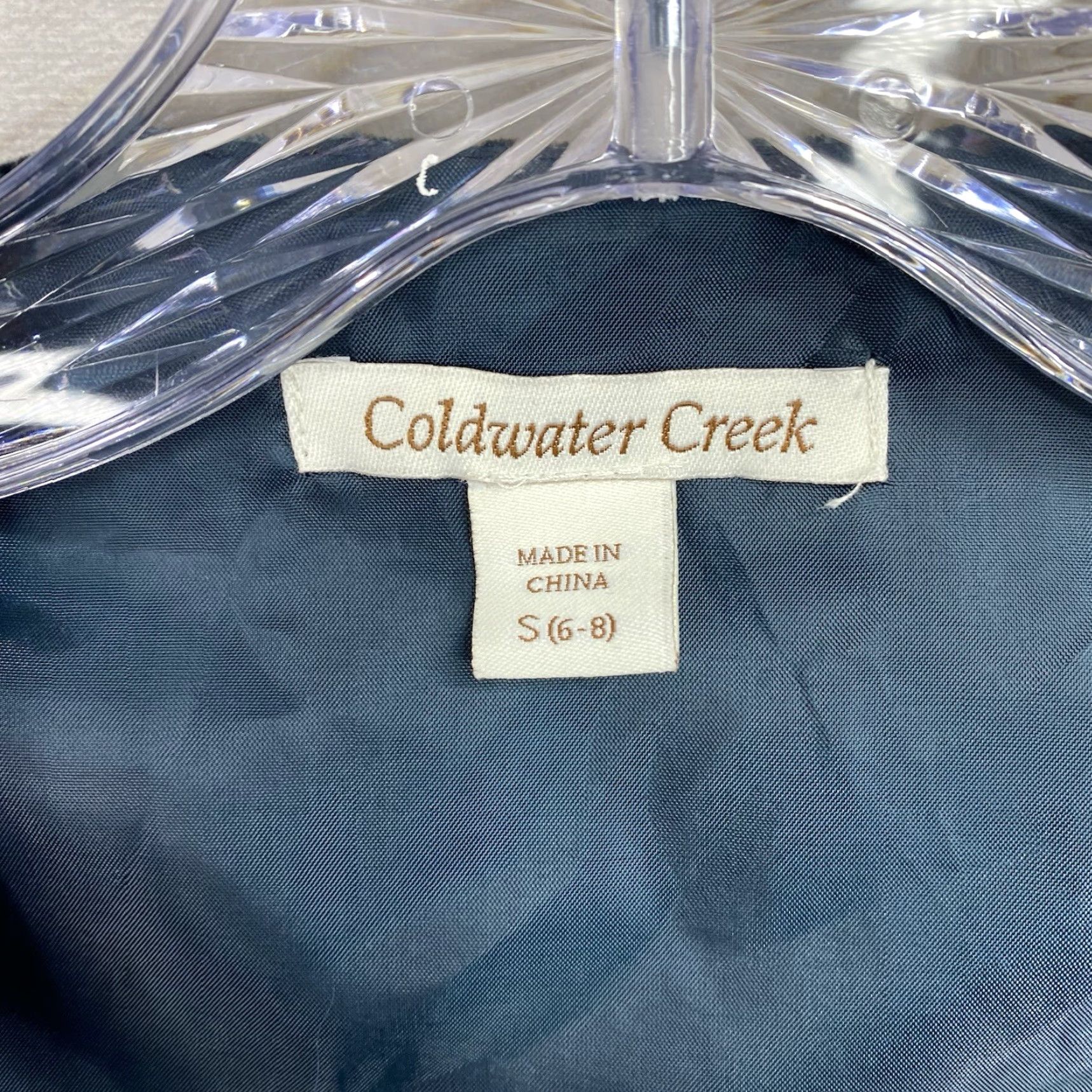 Coldwater Creek Coldwater Creek Vest Womens S Green Velvet Draped Silk Blend Whimsygoth Artsy Silk Rayon Lined Open 90s Theme Mens Womens Size S / US 4 / IT 40 - 2 Thumbnail