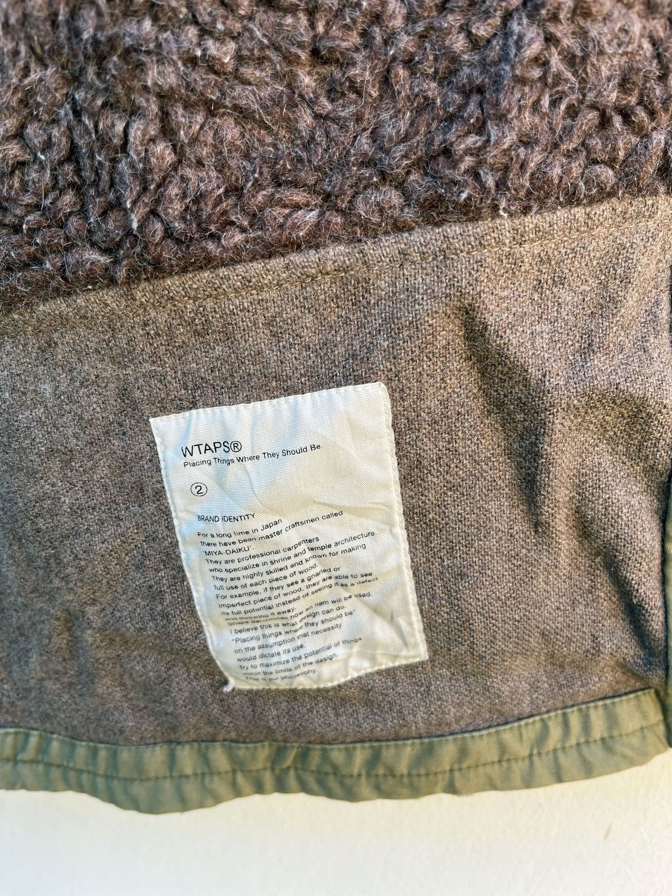 Wtaps Wtaps Japan B-9 Fur Hooded Army Military Jacket Deck Size US M / EU 48-50 / 2 - 13 Thumbnail