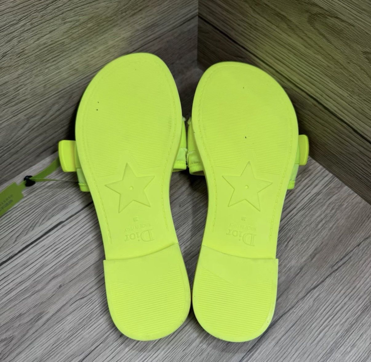 Dior Dior Evolution Green Embroidered Logo Slippers J41 Size US 7 / IT 37 - 5 Thumbnail