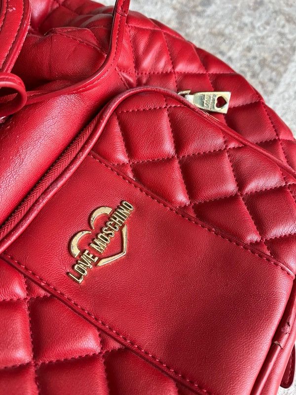 Moschino Love Moschino Red Bag Leather Size ONE SIZE - 3 Thumbnail