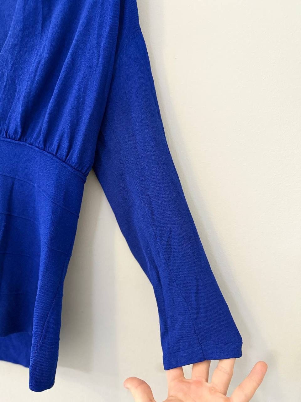 Miss Sixty Blouse Miss Sixty Avant-garde Blue JPG style long sleeve Size M / US 6-8 / IT 42-44 - 6 Thumbnail