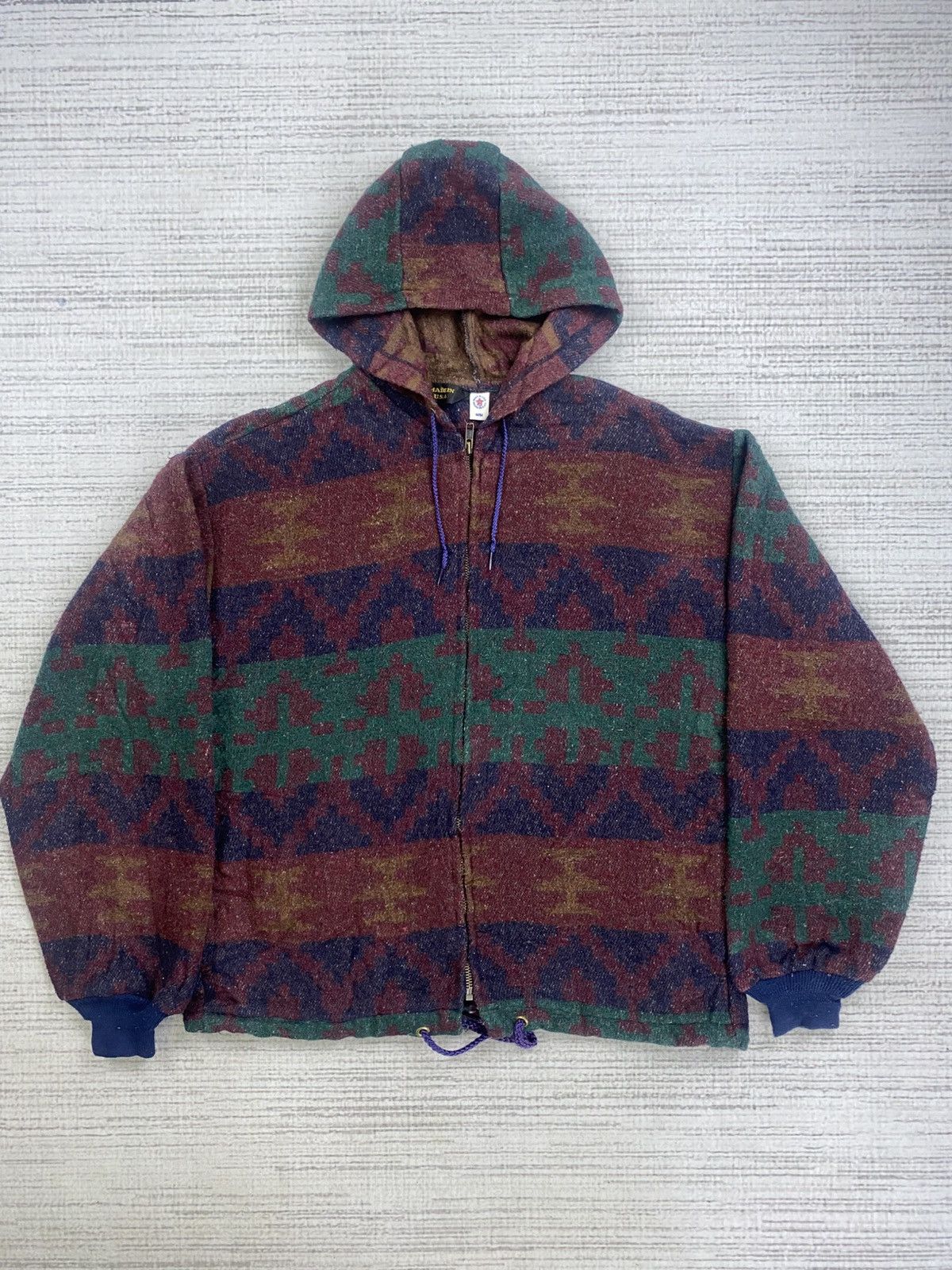 Vintage Vintage 80s Navajo Made In USA Zipper Hoodie Size US M / EU 48-50 / 2 - 5 Thumbnail