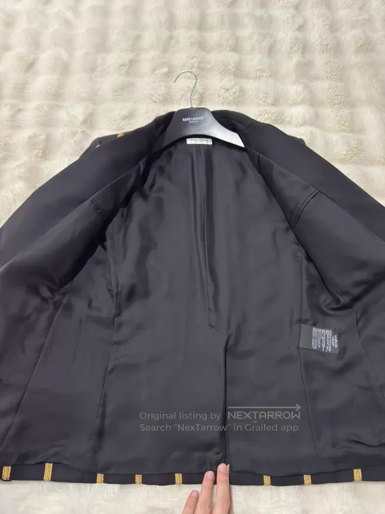 Saint Laurent Paris Saint Laurent Paris Black gold embroidered suit Size US S / EU 44-46 / 1 - 5 Thumbnail