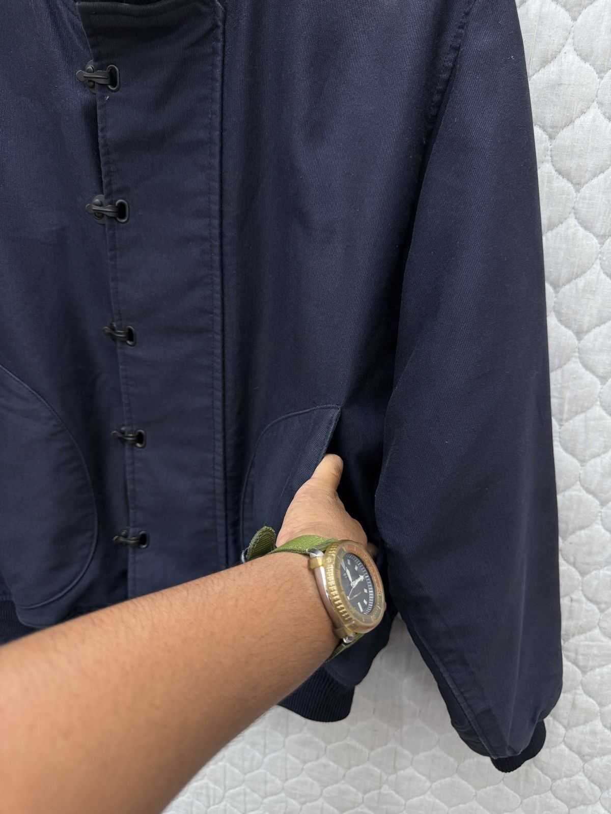 Buzz Rickson's 💥💥🔥STEALS US NAVY DECK HOOK JACKET Size US M / EU 48-50 / 2 - 14 Thumbnail