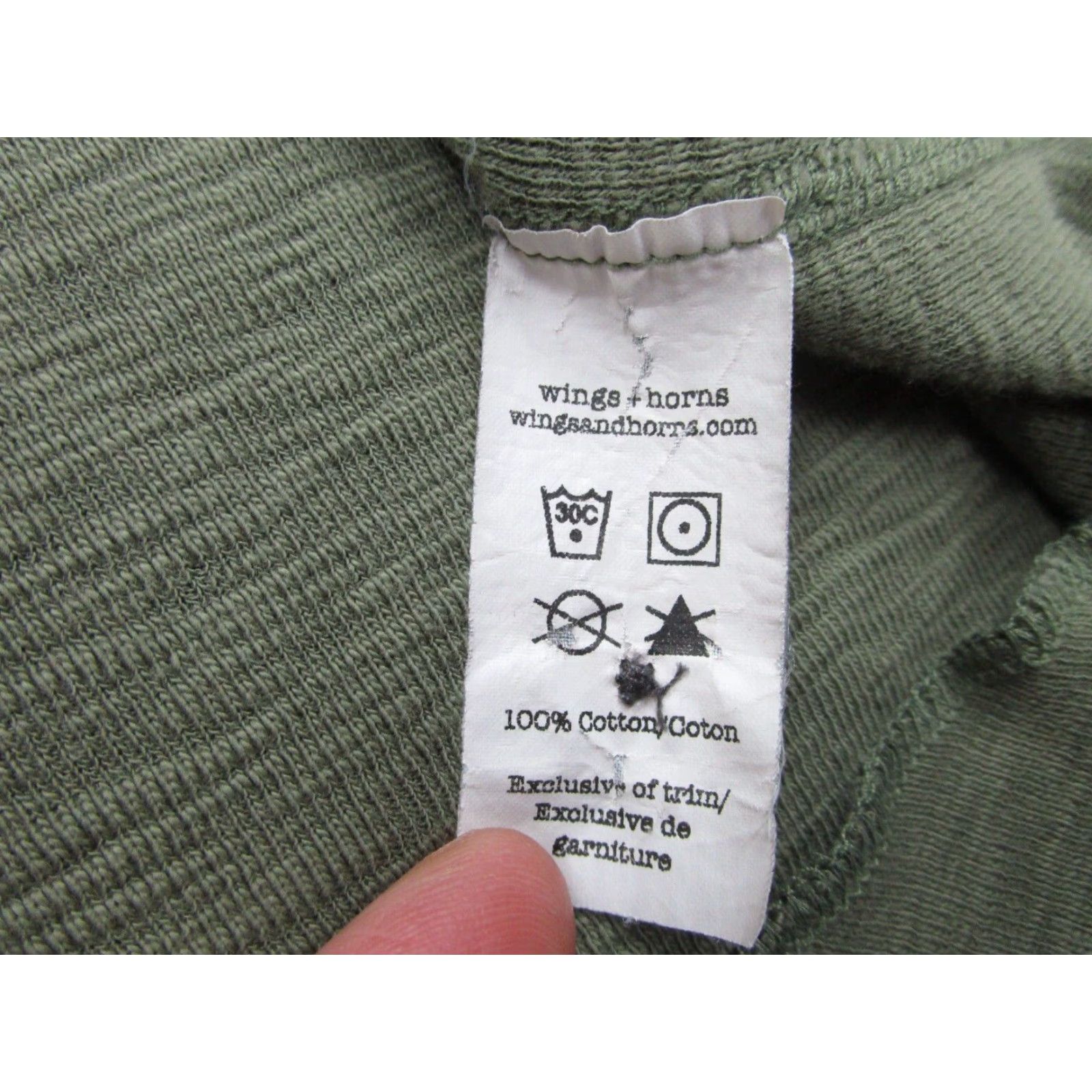 Vintage VINTAGE Wings+Horns Shirt Mens 2XL Green Henley Slub Cotton Knit Grunge XXL Adult Size US XXL / EU 58 / 5 - 7 Thumbnail