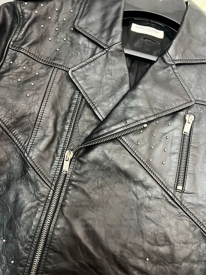 Saint Laurent Paris Saint Laurent Paris Motorcycle Leather Biker Jacket Size US S / EU 44-46 / 1 - 4 Thumbnail