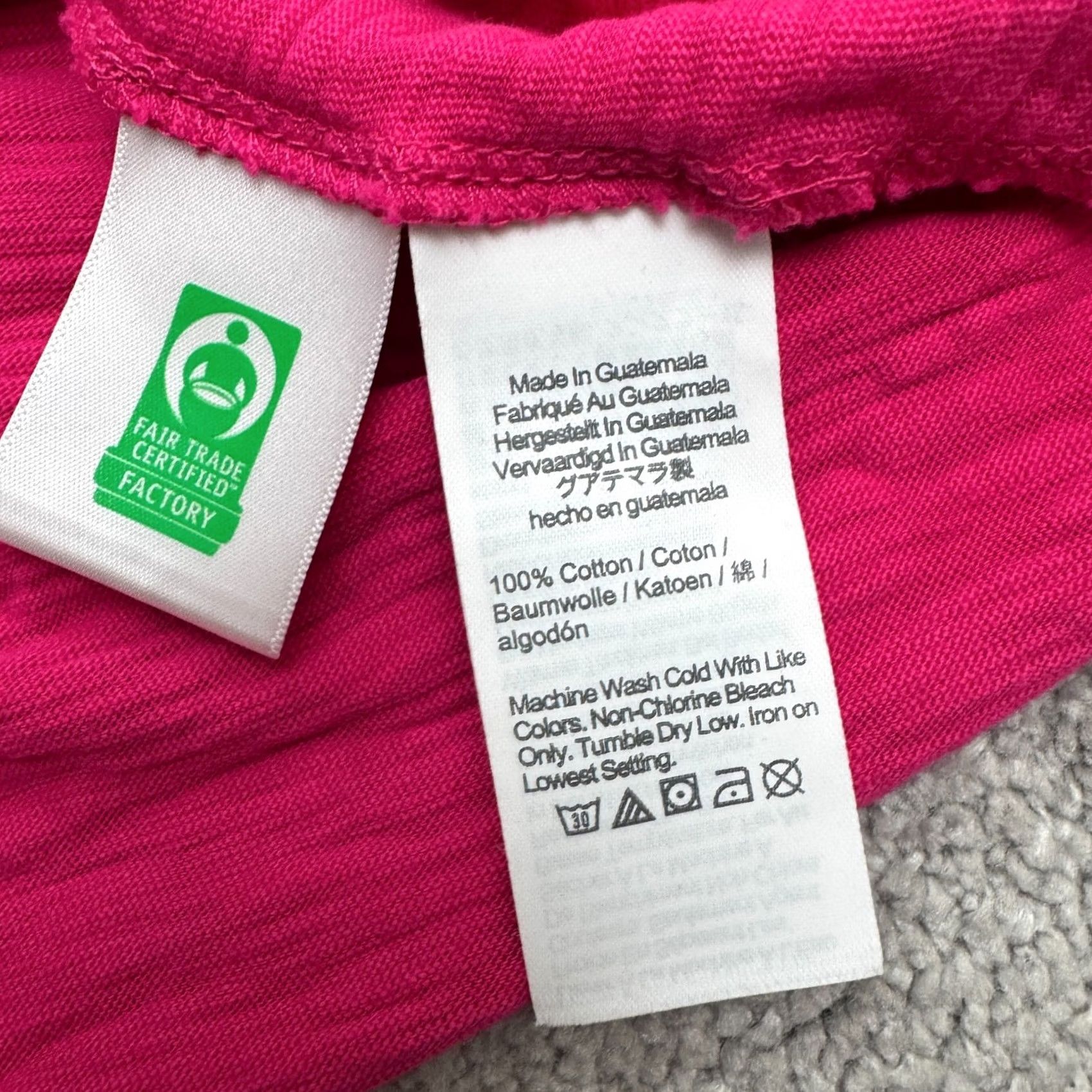 J.Crew J.CREW T-Shirt Womens XL Pink Tie-Waist Cap Sleeve Crew Tee Tunic Cotton Slub Knit Solid Short Sleeve Casual Vintage: No But not include? Size XL / US 12-14 / IT 48-50 - 5 Thumbnail