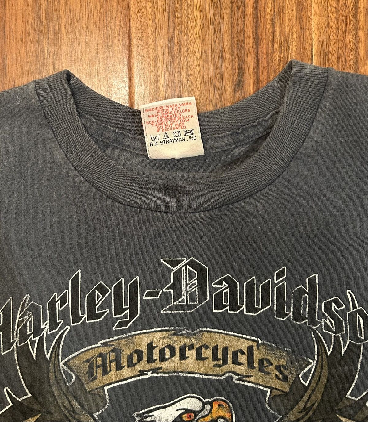 Harley Davidson Vintage Harley-Davidson London Eagle Tee Size US XL / EU 56 / 4 - 6 Thumbnail