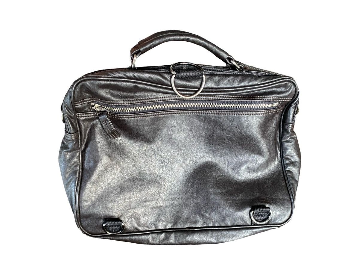 Jean Paul Gaultier Vintage Jean Paul Gaultier JPG Skull Brown Leather Handbag Size ONE SIZE - 3 Thumbnail