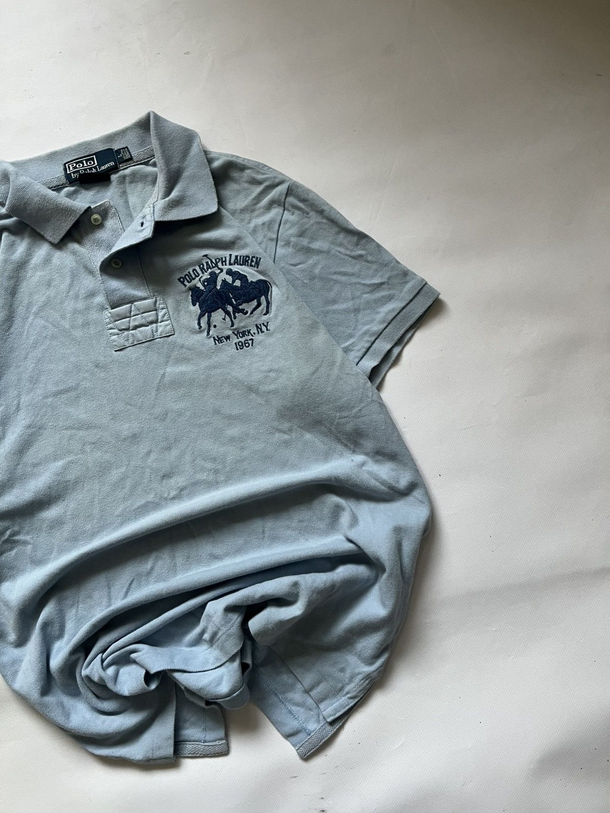 Polo Ralph Lauren Polo Ralph Lauren Striped Big Pony Polo Shirt Size US M / EU 48-50 / 2 - 2 Thumbnail